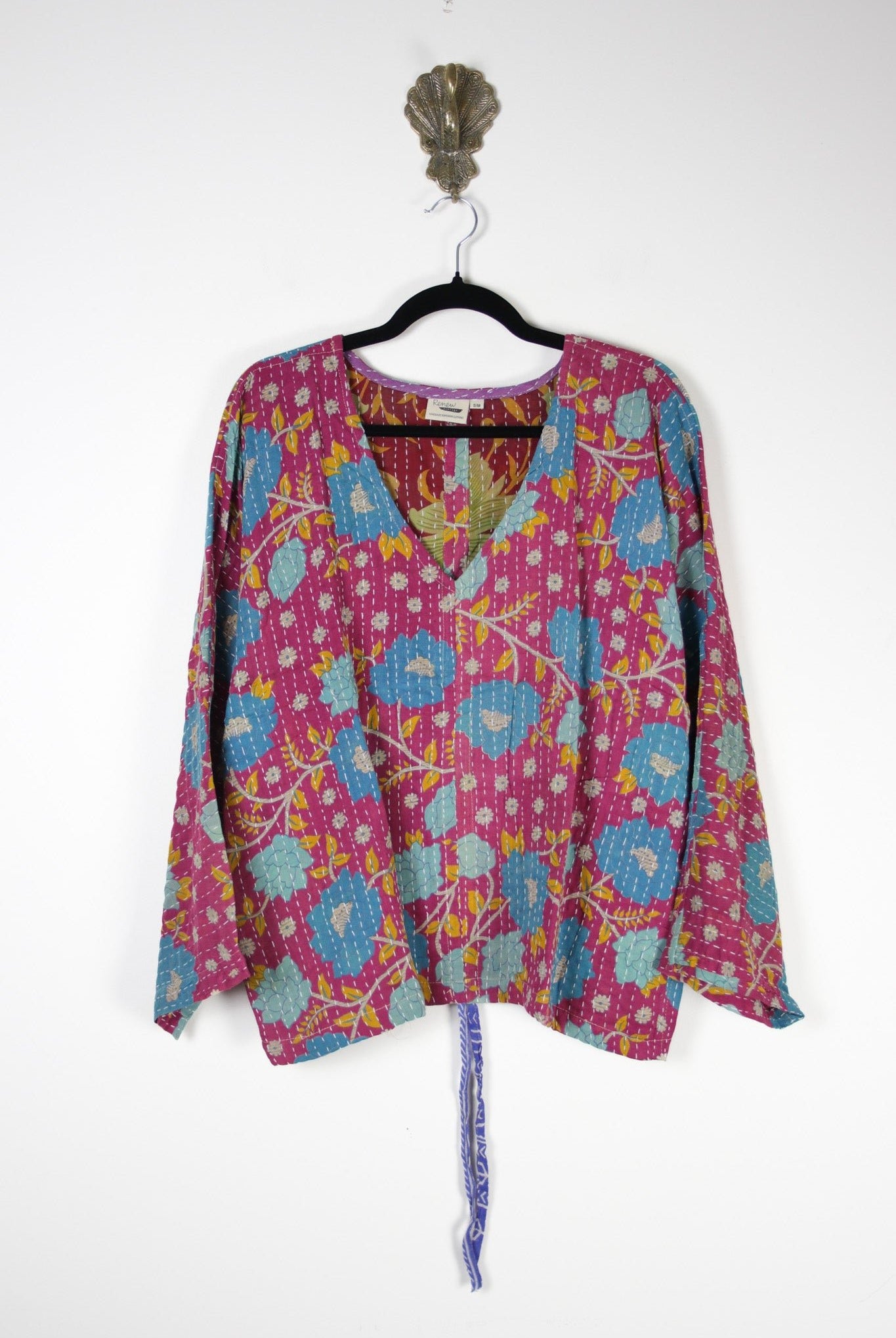 Jovie Kantha Top S/M (20195) JovieS_MRenewBohemian201951 Renew Bohemian Pty Ltd