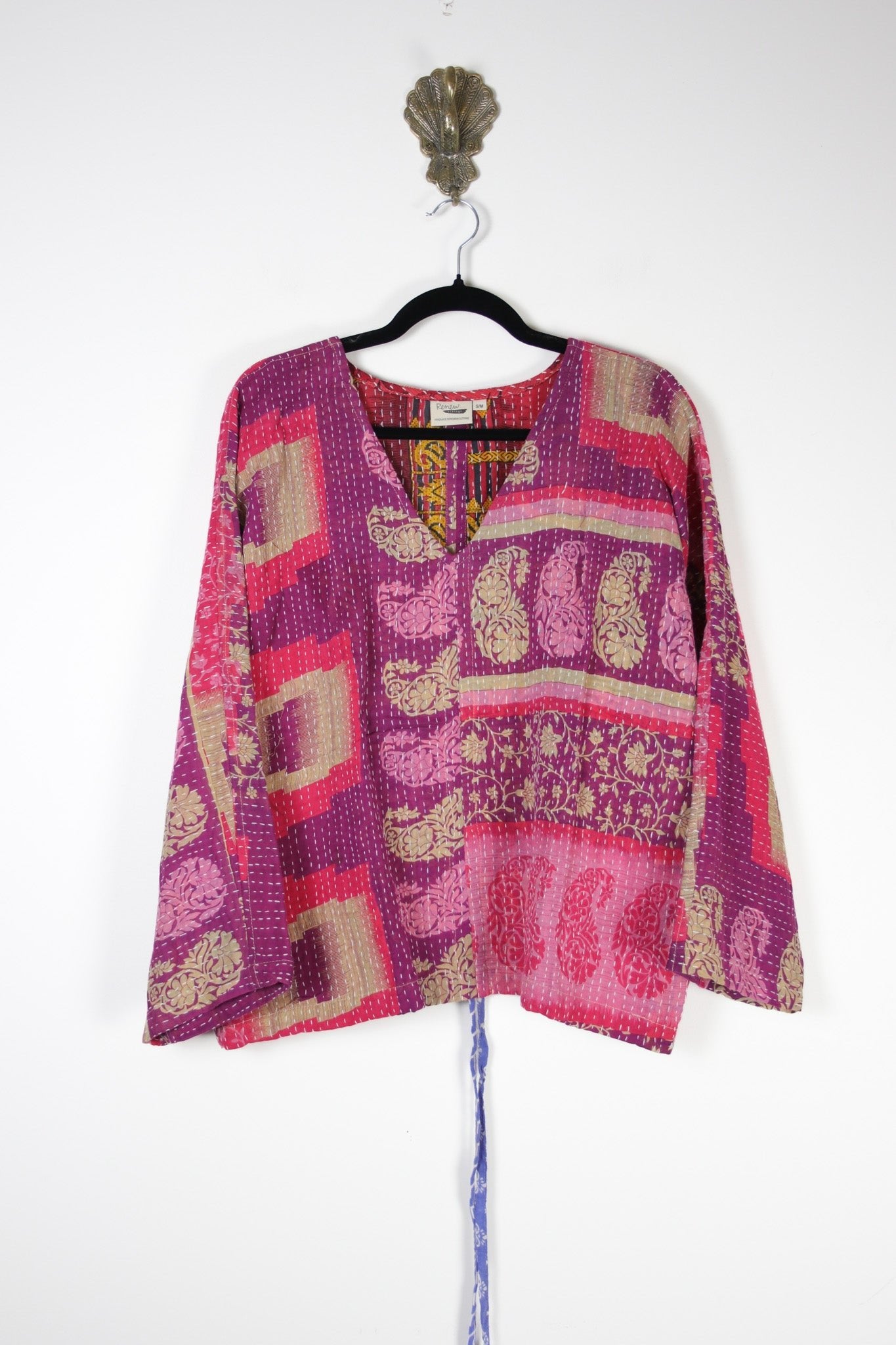 Jovie Kantha Top S/M (20204) JovieS_MRenewBohemian202041 Renew Bohemian Pty Ltd