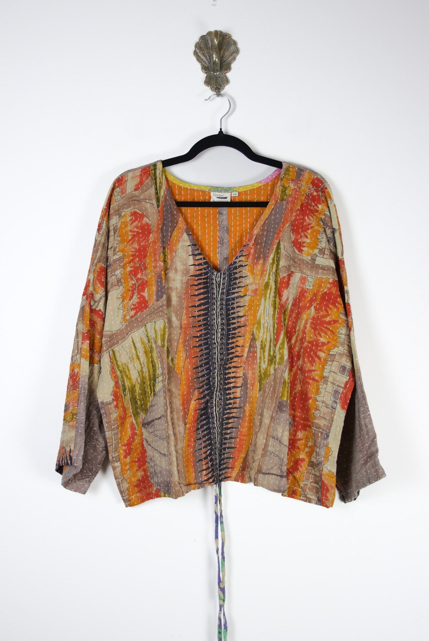 Jovie Kantha Top S/M (20209) JovieS_MRenewBohemian202091 Renew Bohemian Pty Ltd