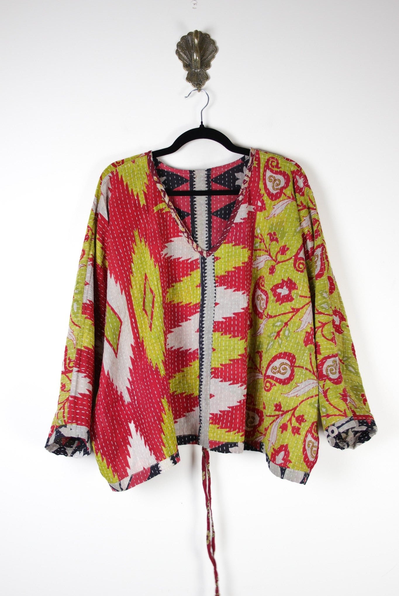 Jovie Kantha Top 3XL (16790) JovieTop2_3XLRenewVintage167902 Renew Bohemian Pty Ltd