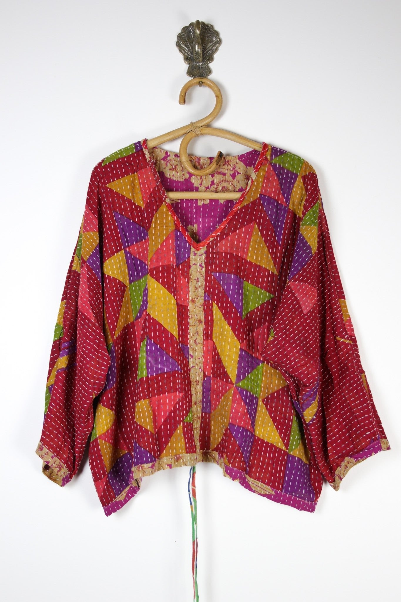 Jovie Kantha Top L/XL (14973) JovieTopL_XLRenewVintage149733 Renew Bohemian Pty Ltd