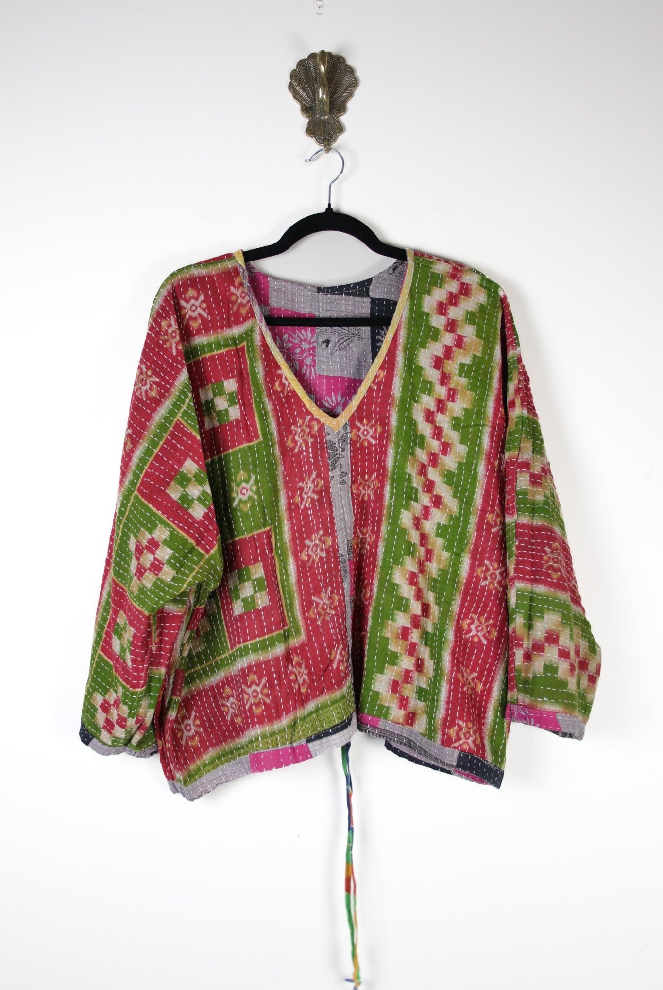 Jovie Kantha Top L/XL (16786) JovieTopL_XLRenewVintage167862 Renew Bohemian Pty Ltd