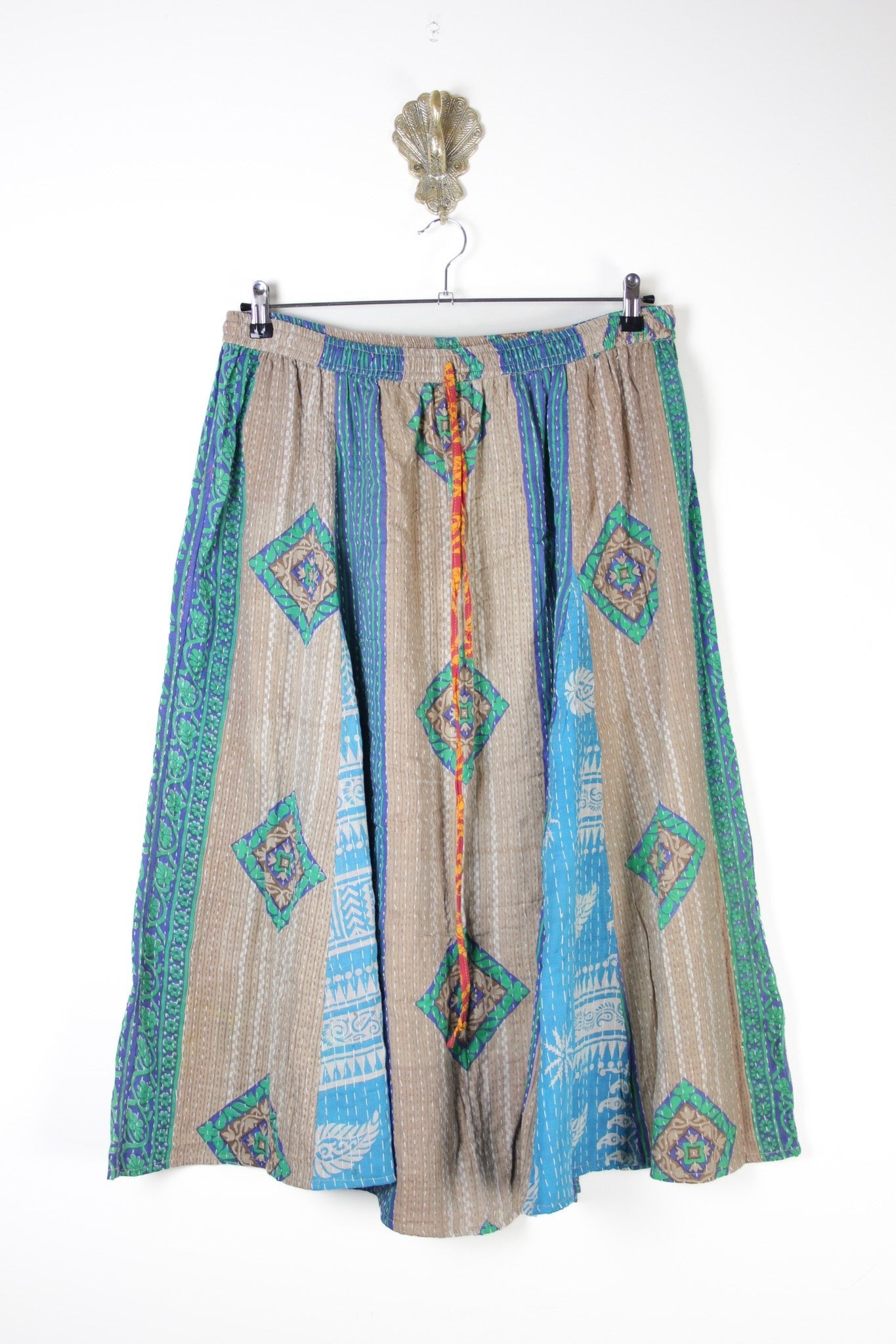Juno Kantha Skirt 2XL (17778) JunoSkirt2XLRenewVintage177781 Renew Bohemian Pty Ltd