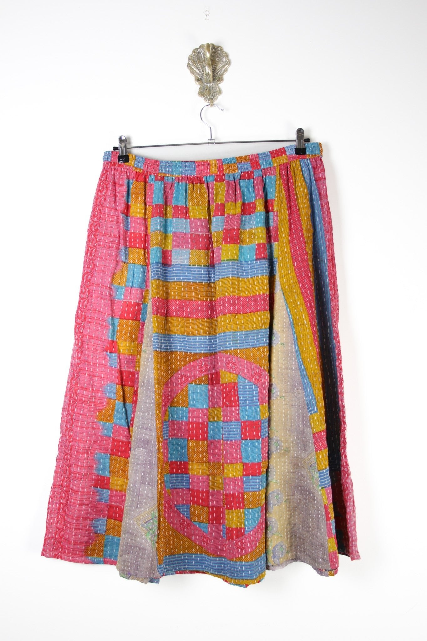 Juno Kantha Skirt 3XL (17790) JunoSkirt3XLRenewVintage177902 Renew Bohemian Pty Ltd