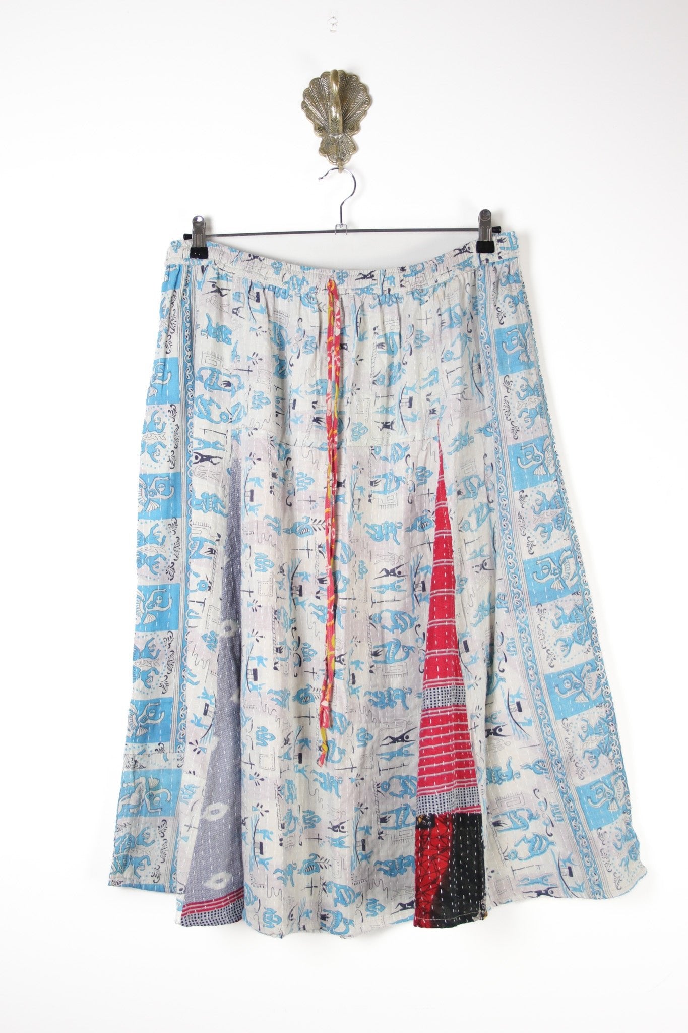 Juno Kantha Skirt 3XL (17794) JunoSkirt3XLRenewVintage177941 Renew Bohemian Pty Ltd