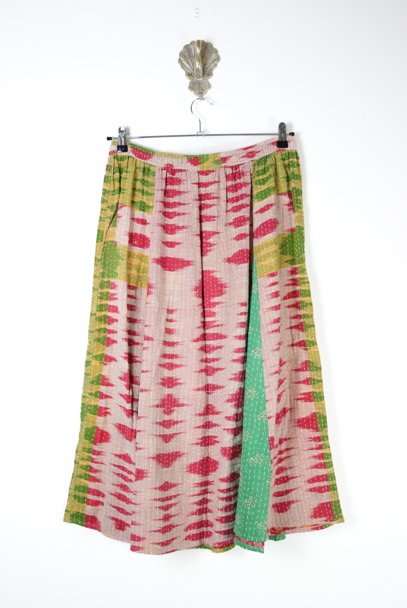 Juno Kantha Skirt L (17757) JunoSkirtLRenewVintage177572 Renew Bohemian Pty Ltd