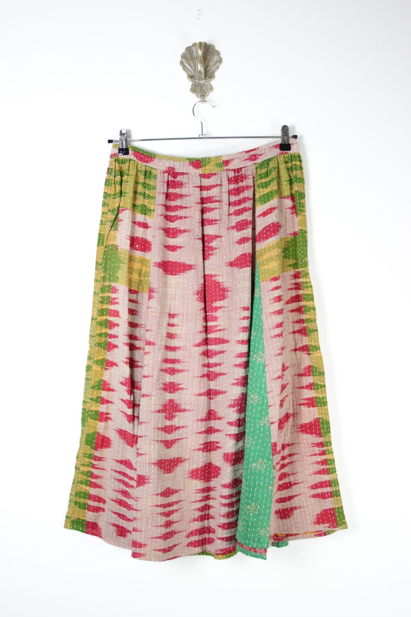Juno Kantha Skirt L (17757) JunoSkirtLRenewVintage177572 Renew Bohemian Pty Ltd