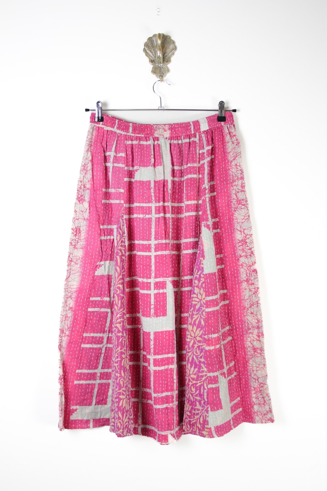 Juno Kantha Skirt L (17760) JunoSkirtLRenewVintage177602 Renew Bohemian Pty Ltd