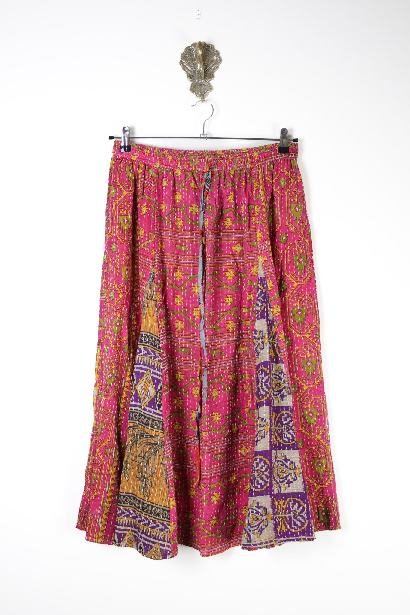 Juno Kantha Skirt L (17763) JunoSkirtLRenewVintage177631 Renew Bohemian Pty Ltd