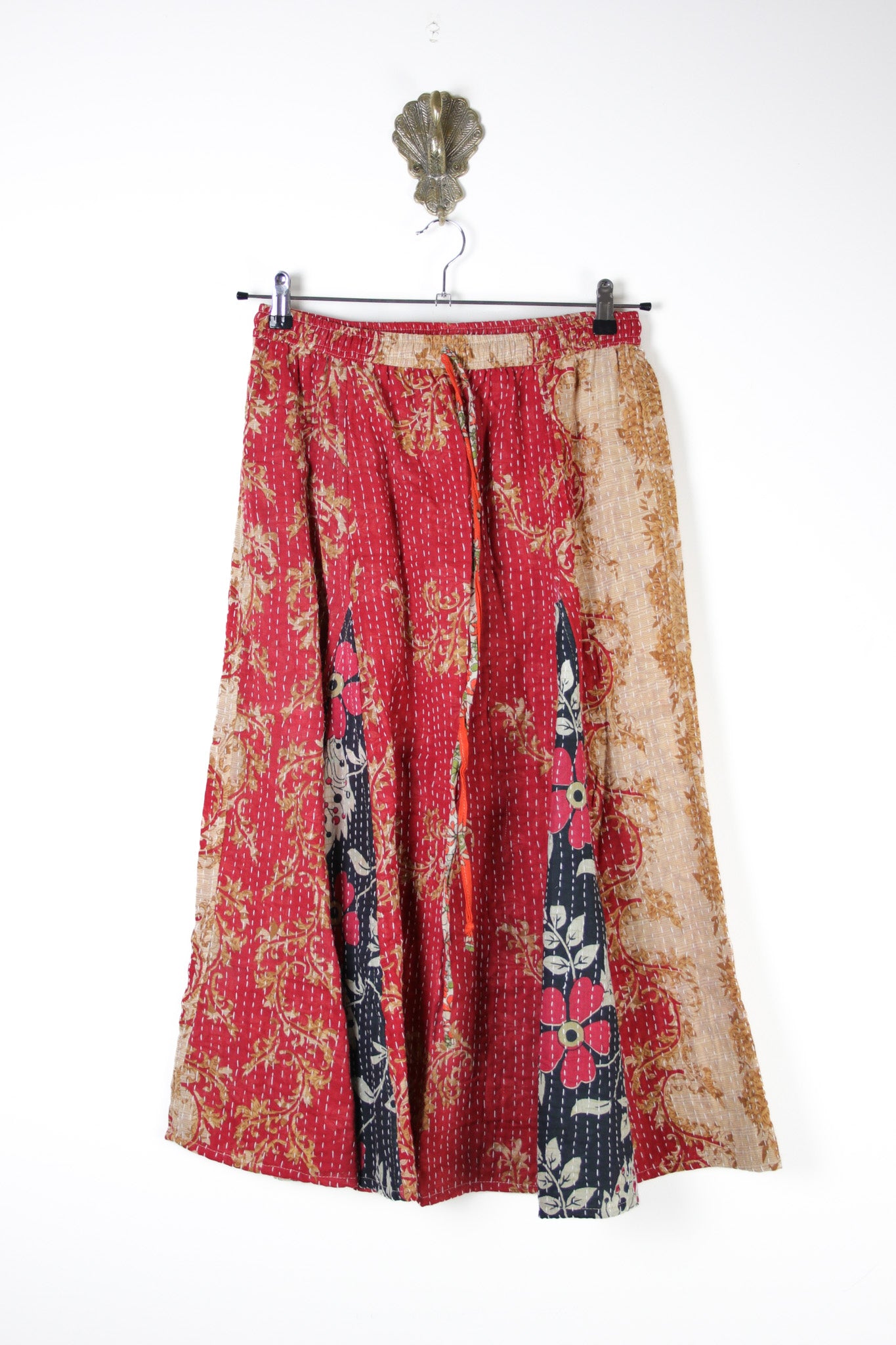 Juno Kantha Skirt M (17746) JunoSkirtMRenewVintage177461 Renew Bohemian Pty Ltd