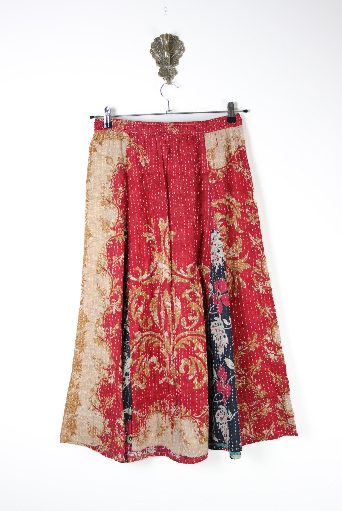 Juno Kantha Skirt M (17746) JunoSkirtMRenewVintage177462 Renew Bohemian Pty Ltd