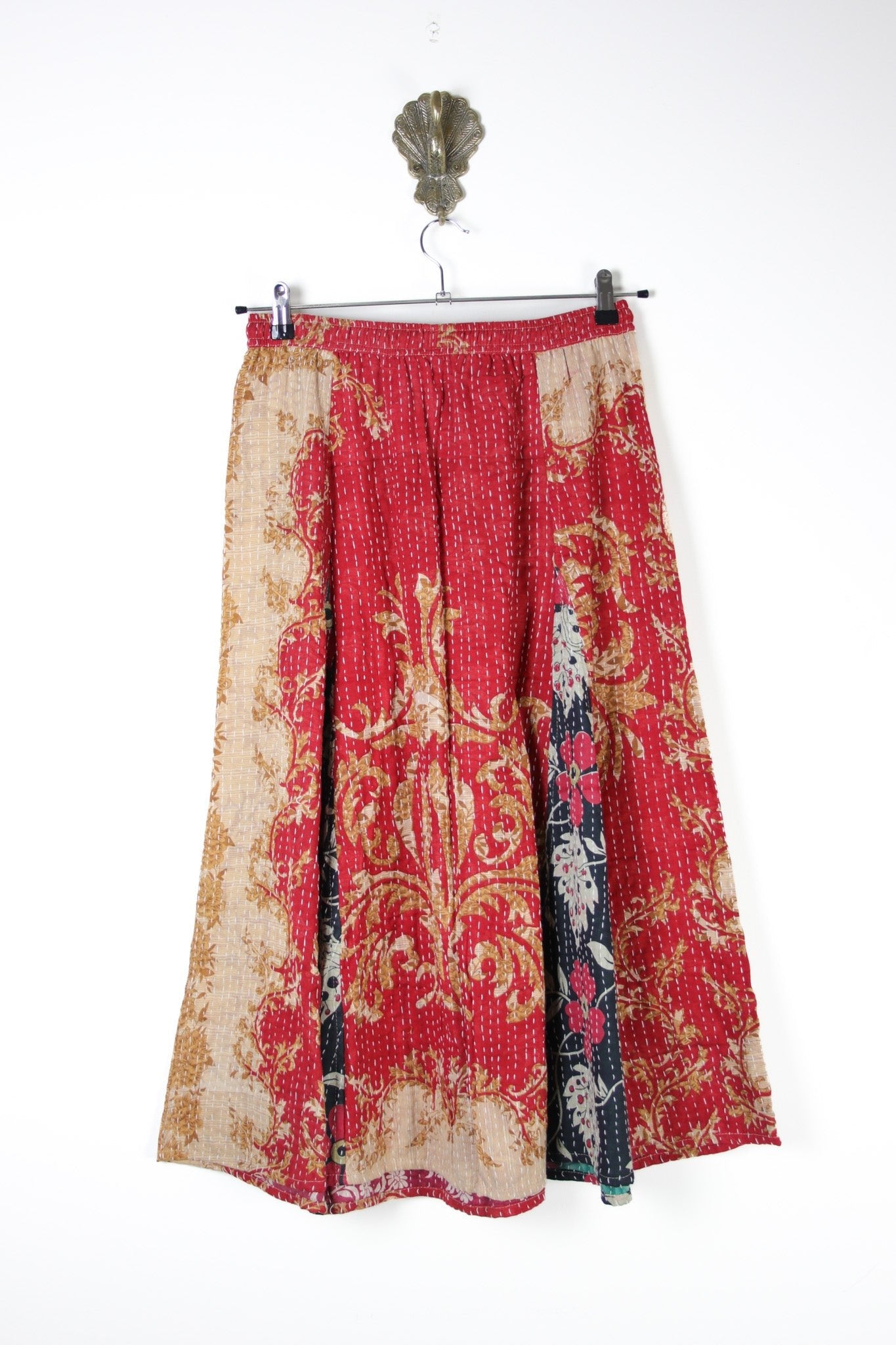 Juno Kantha Skirt M (17746) JunoSkirtMRenewVintage177462 Renew Bohemian Pty Ltd