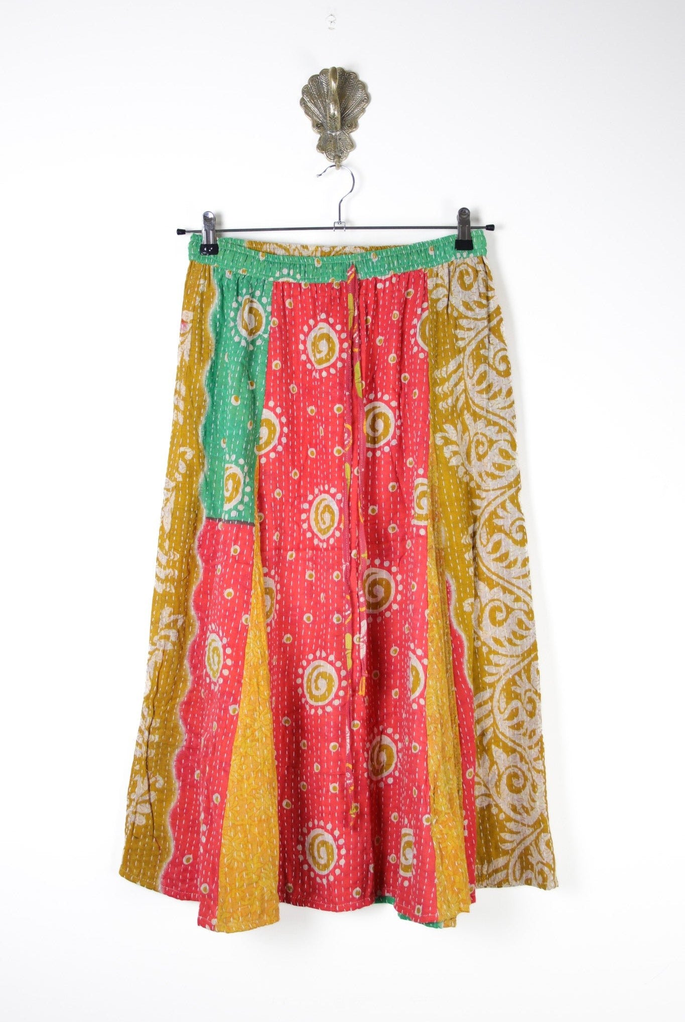Juno Kantha Skirt M (17748) JunoSkirtMRenewVintage177481 Renew Bohemian Pty Ltd