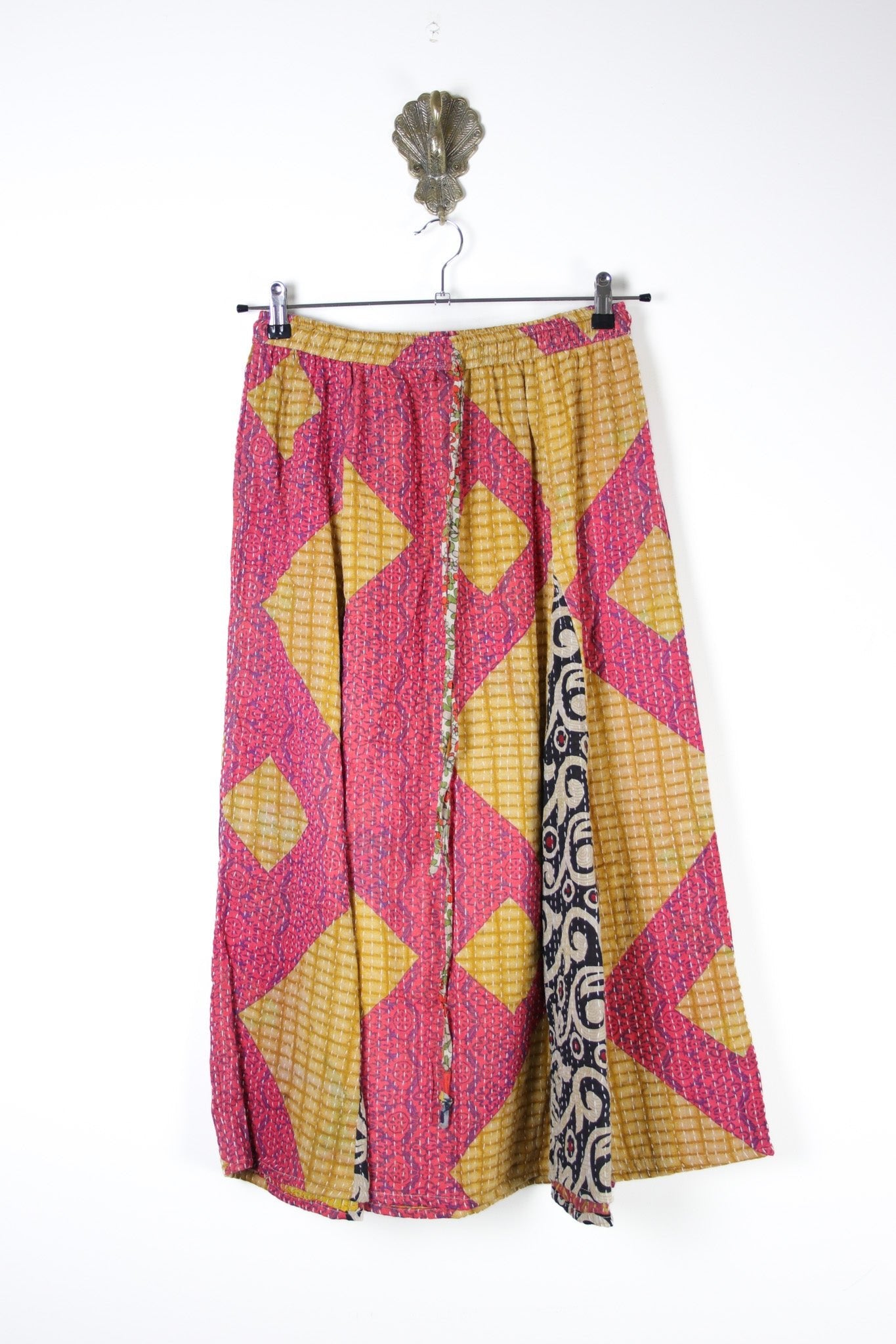 Juno Kantha Skirt M (17750) JunoSkirtMRenewVintage177501 Renew Bohemian Pty Ltd