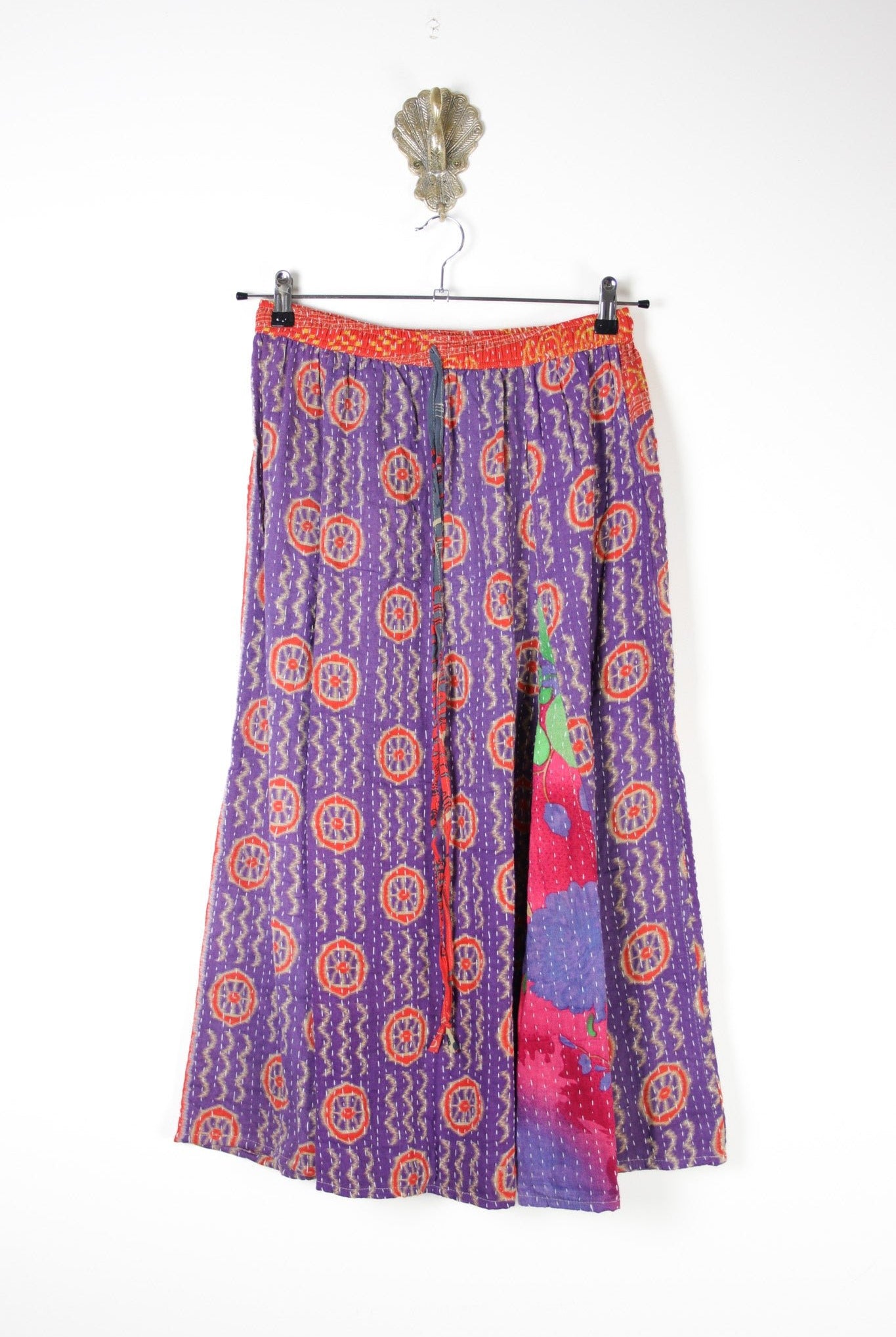 Juno Kantha Skirt M (17753) JunoSkirtMRenewVintage177531 Renew Bohemian Pty Ltd