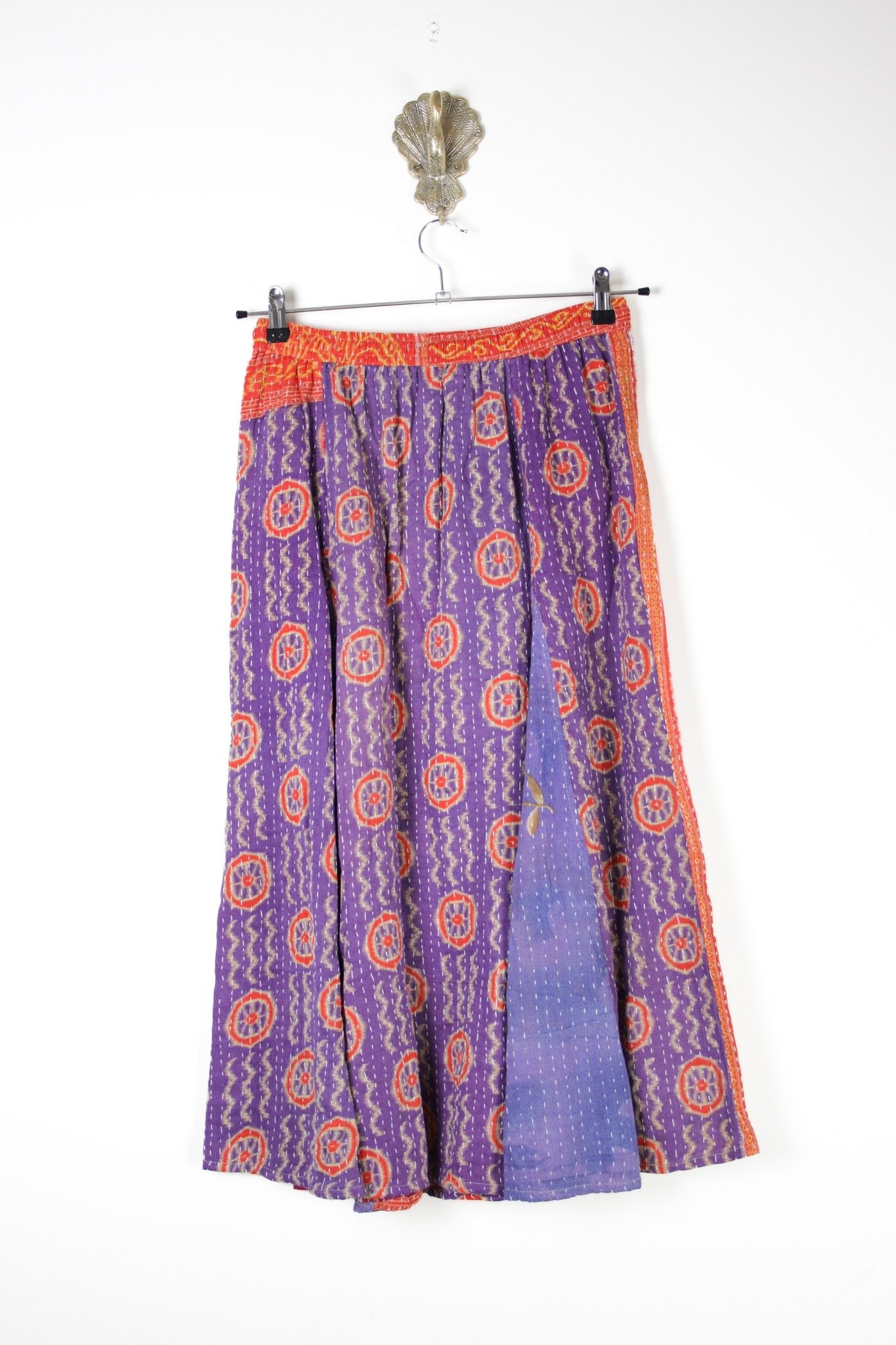 Juno Kantha Skirt M (17753) JunoSkirtMRenewVintage177532 Renew Bohemian Pty Ltd