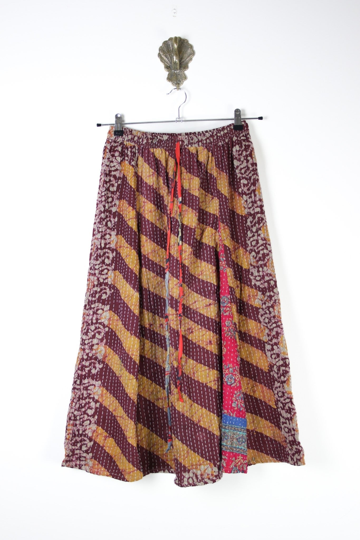 Juno Kantha Skirt S (17736) JunoSkirtSRenewVintage177361 Renew Bohemian Pty Ltd