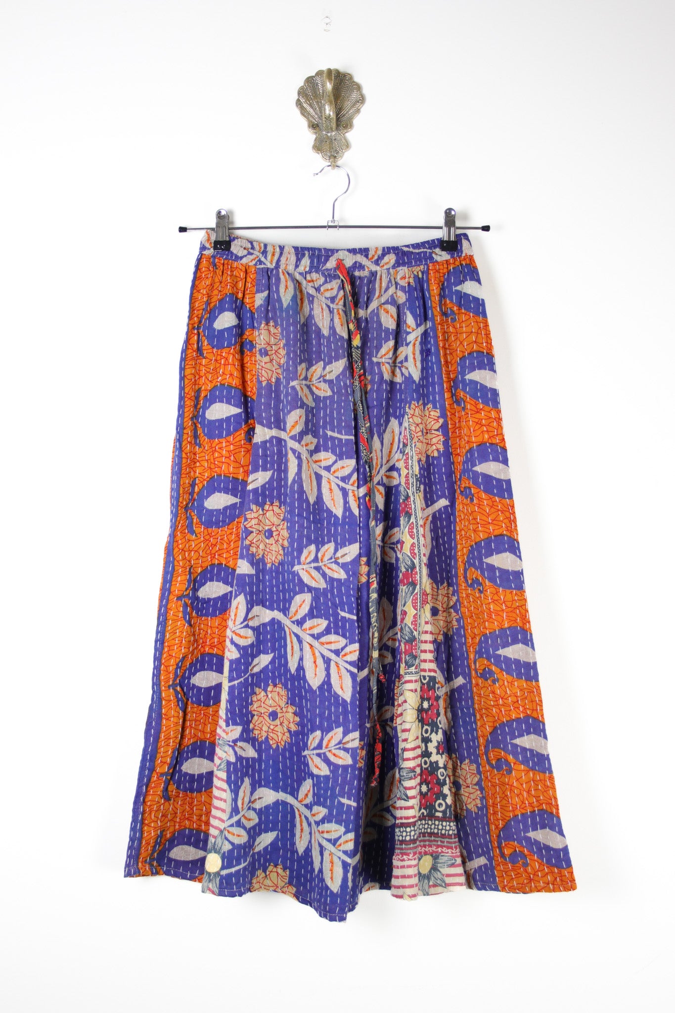 Juno Kantha Skirt S (17738) JunoSkirtSRenewVintage177381 Renew Bohemian Pty Ltd