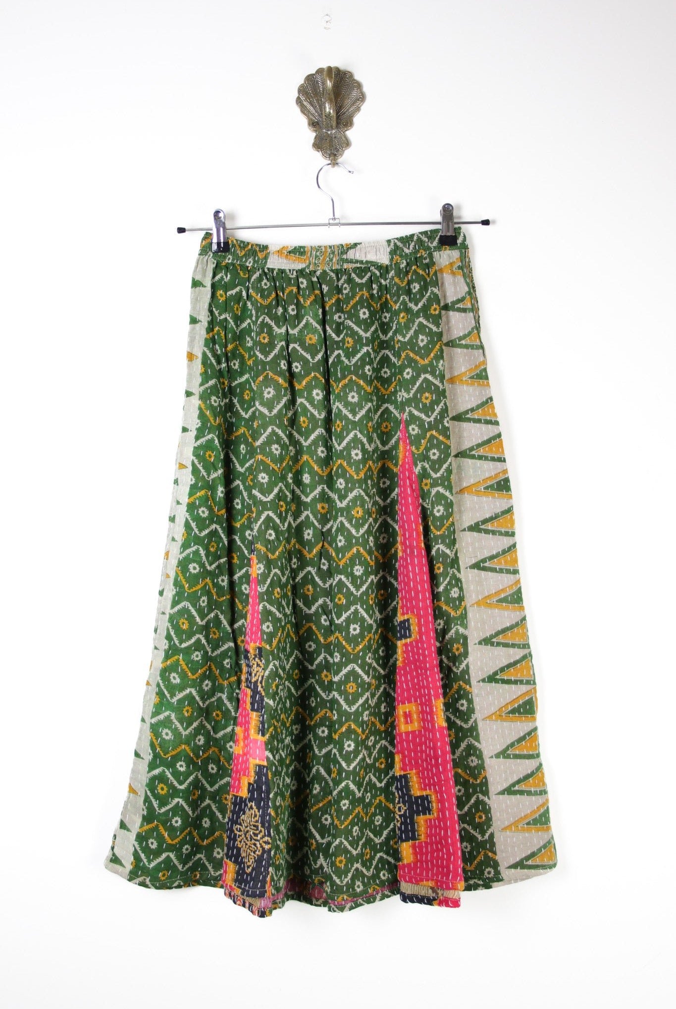 Juno Kantha Skirt S (17741) JunoSkirtSRenewVintage177412_36a5663c-e3e2-4045-ae89-3d167e2798b8 Renew Bohemian Pty Ltd