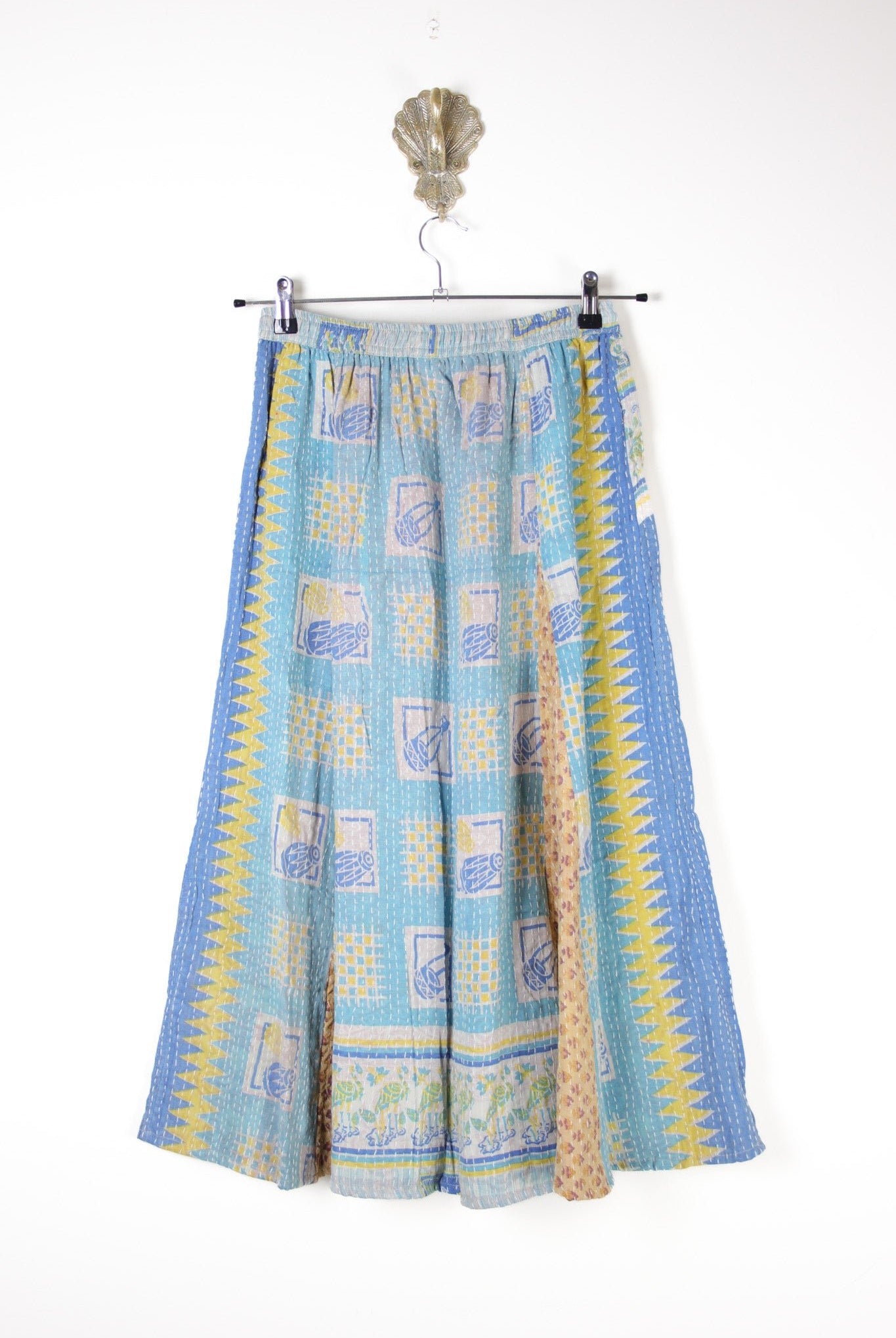 Juno Kantha Skirt S (17742) JunoSkirtSRenewVintage177422 Renew Bohemian Pty Ltd