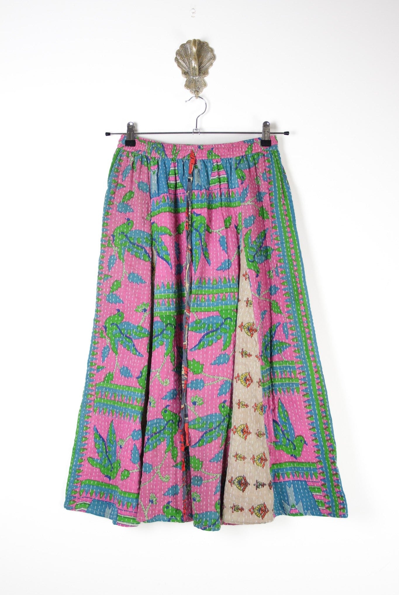 Juno Kantha Skirt S (17743) JunoSkirtSRenewVintage177431 Renew Bohemian Pty Ltd