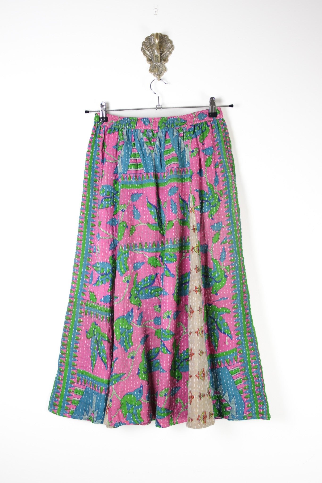 Juno Kantha Skirt S (17743) JunoSkirtSRenewVintage177432 Renew Bohemian Pty Ltd