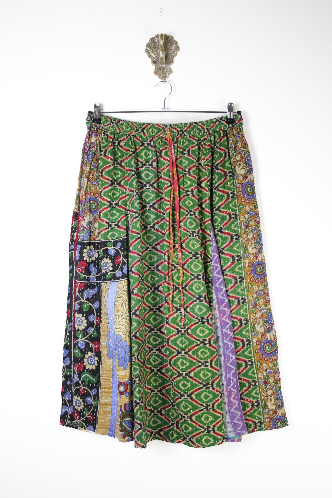 Juno Kantha Skirt XL (17770) JunoSkirtXLRenewVintage177701 Renew Bohemian Pty Ltd