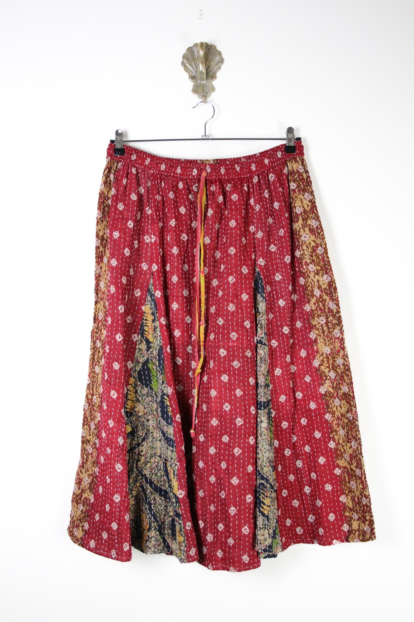 Juno Kantha Skirt XL (17774) JunoSkirtXLRenewVintage177741 Renew Bohemian Pty Ltd