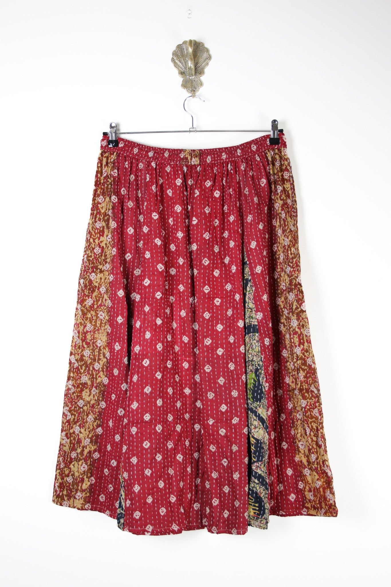 Juno Kantha Skirt XL (17774) JunoSkirtXLRenewVintage177742 Renew Bohemian Pty Ltd