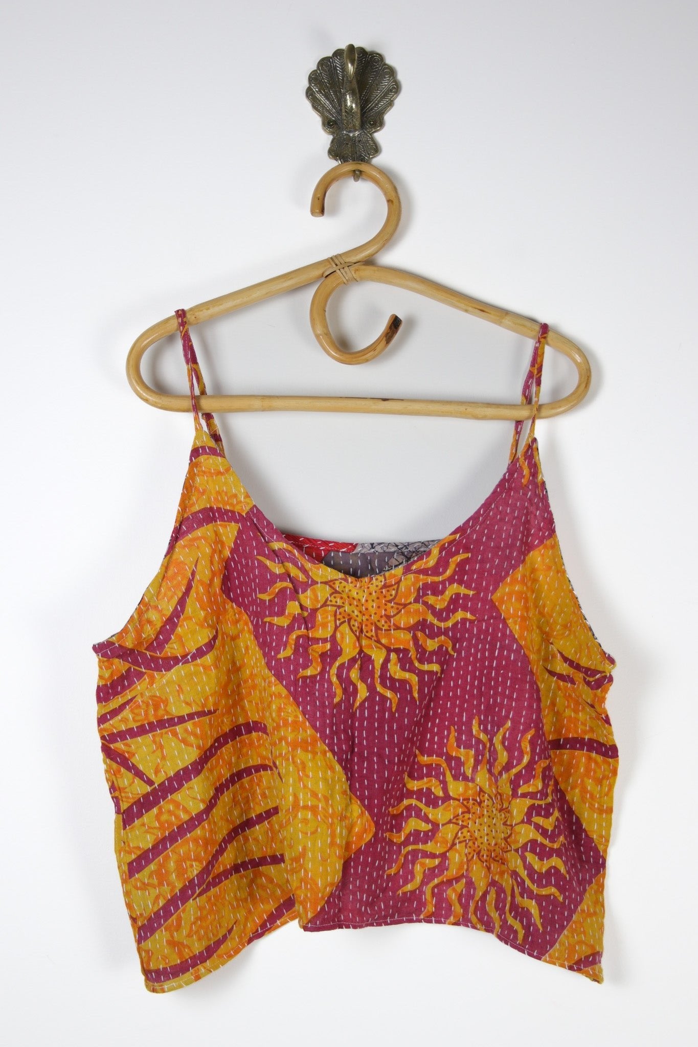 Kantha Cami 2XL (15123) KanthaCami2XLRenewVintage15123 Renew Bohemian Pty Ltd