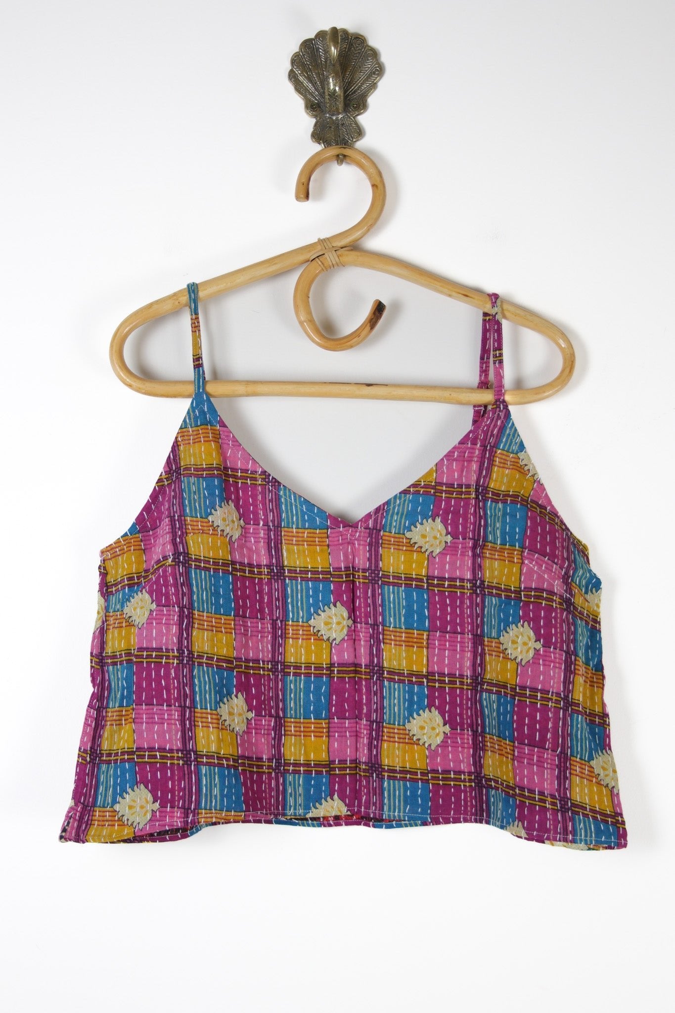 Kantha Cami L (13427) KanthaCamiLRenewVintage134271 Renew Bohemian Pty Ltd