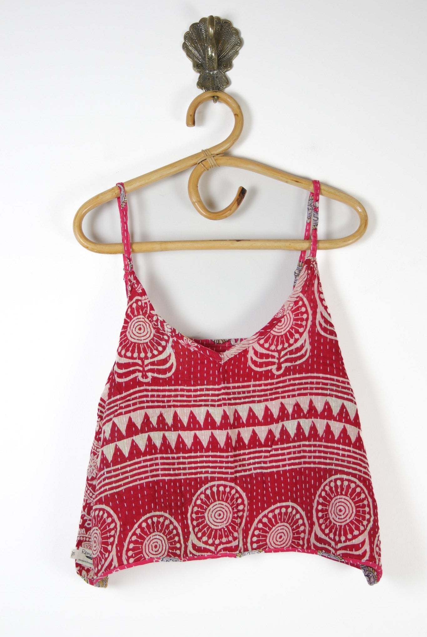 Kantha Cami XL (13412) KanthaCamiXLRenewVintage134122_a1a14d82-e244-4bc6-ac0f-bfccb77a298b Renew Bohemian Pty Ltd