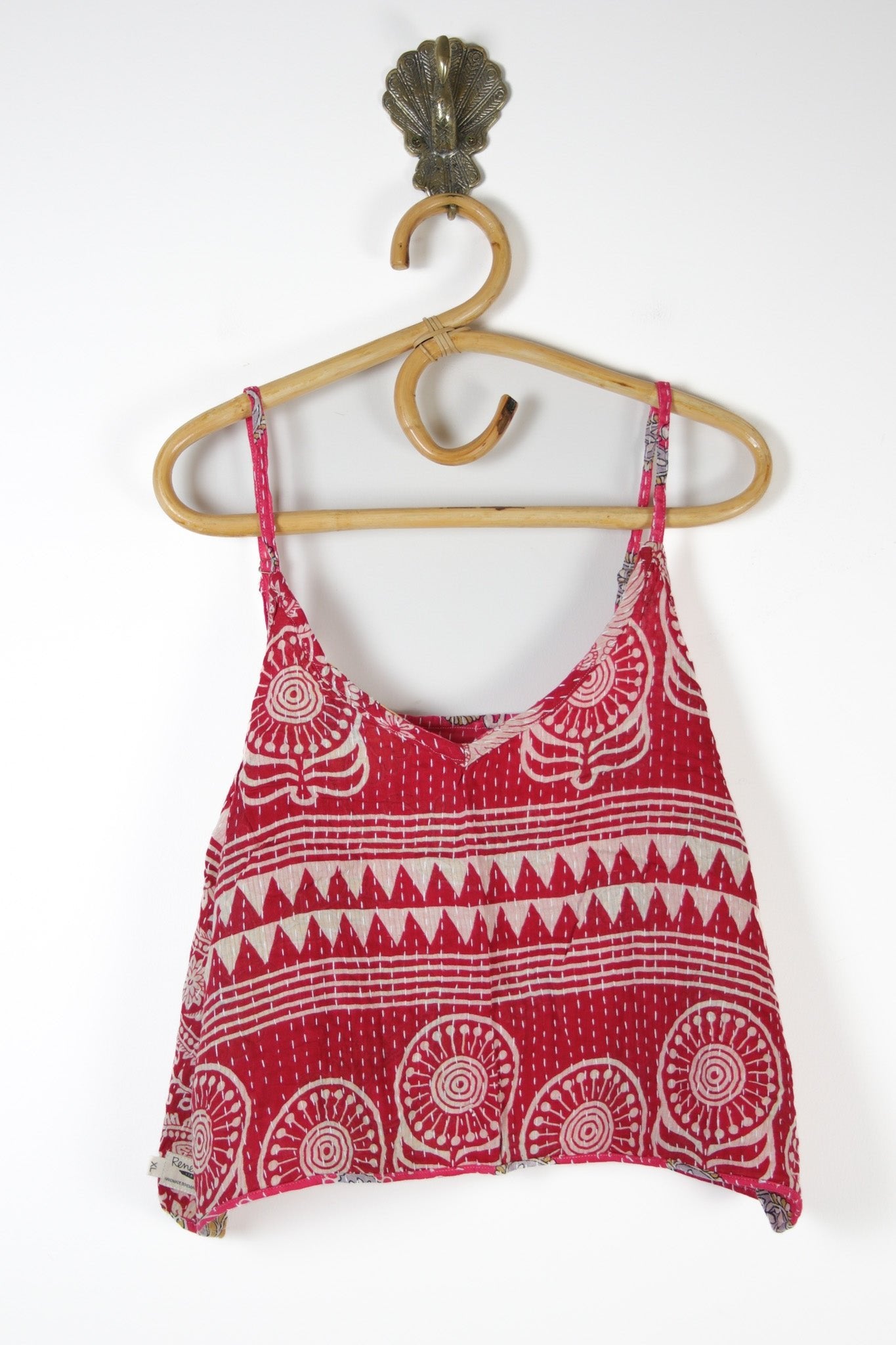 Kantha Cami XL (13412) KanthaCamiXLRenewVintage134122_a1a14d82-e244-4bc6-ac0f-bfccb77a298b Renew Bohemian Pty Ltd