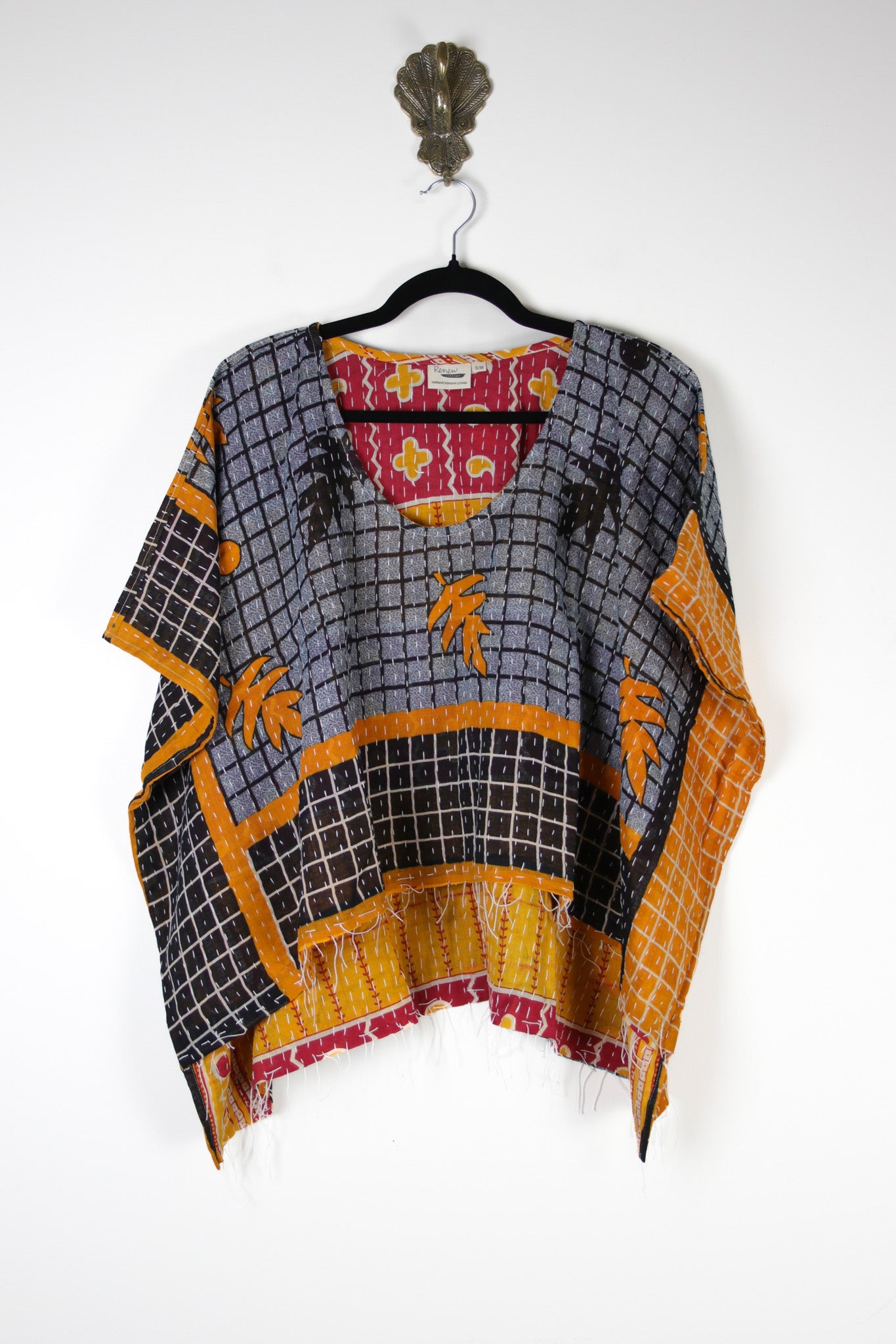 Dreamer Kantha Top S/M (17285) KanthaDreamerS_MRenewVintage172851 Renew Vintage