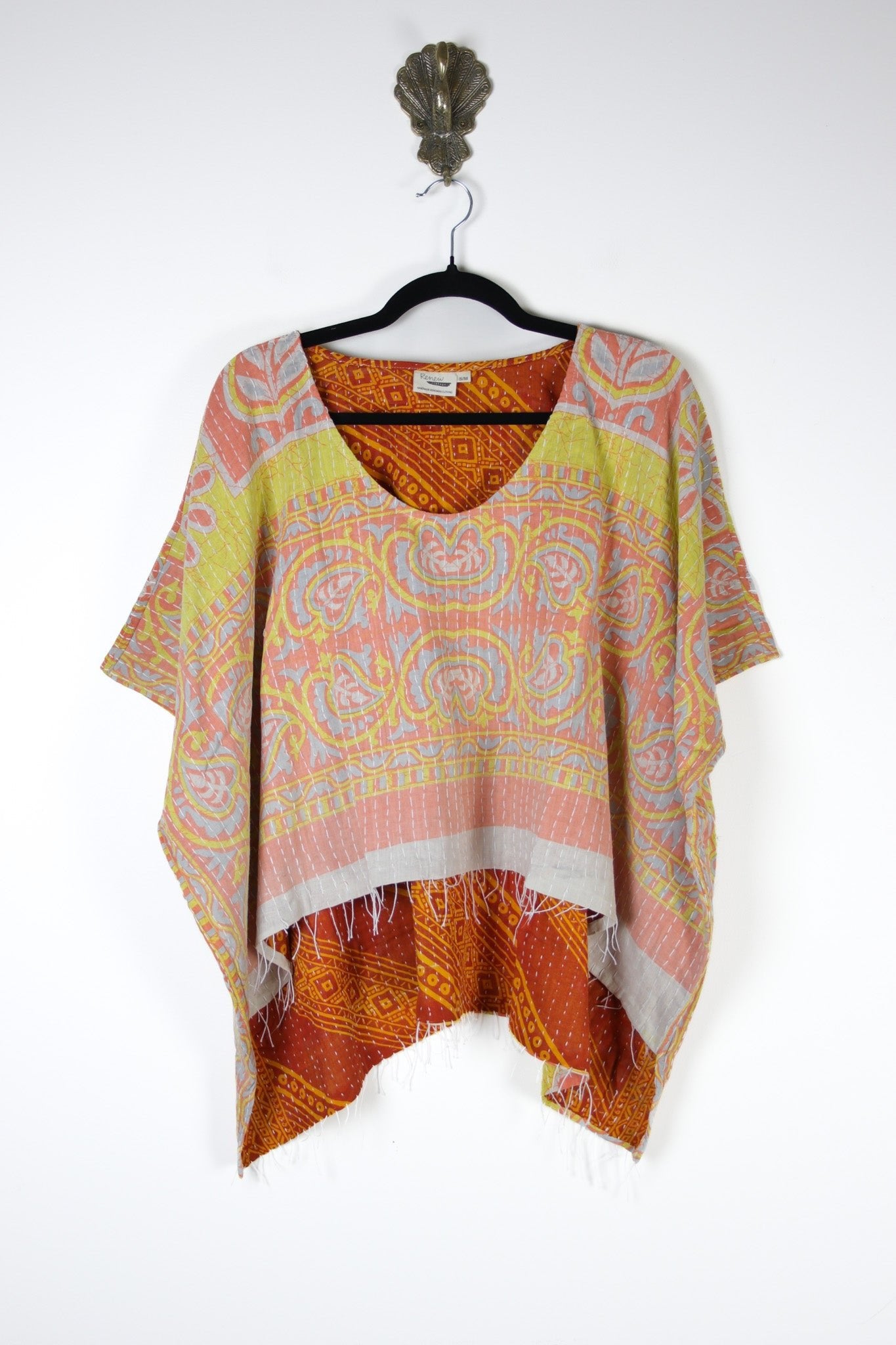 Dreamer Kantha Top S/M (17291) KanthaDreamerS_MRenewVintage172911 Renew Vintage