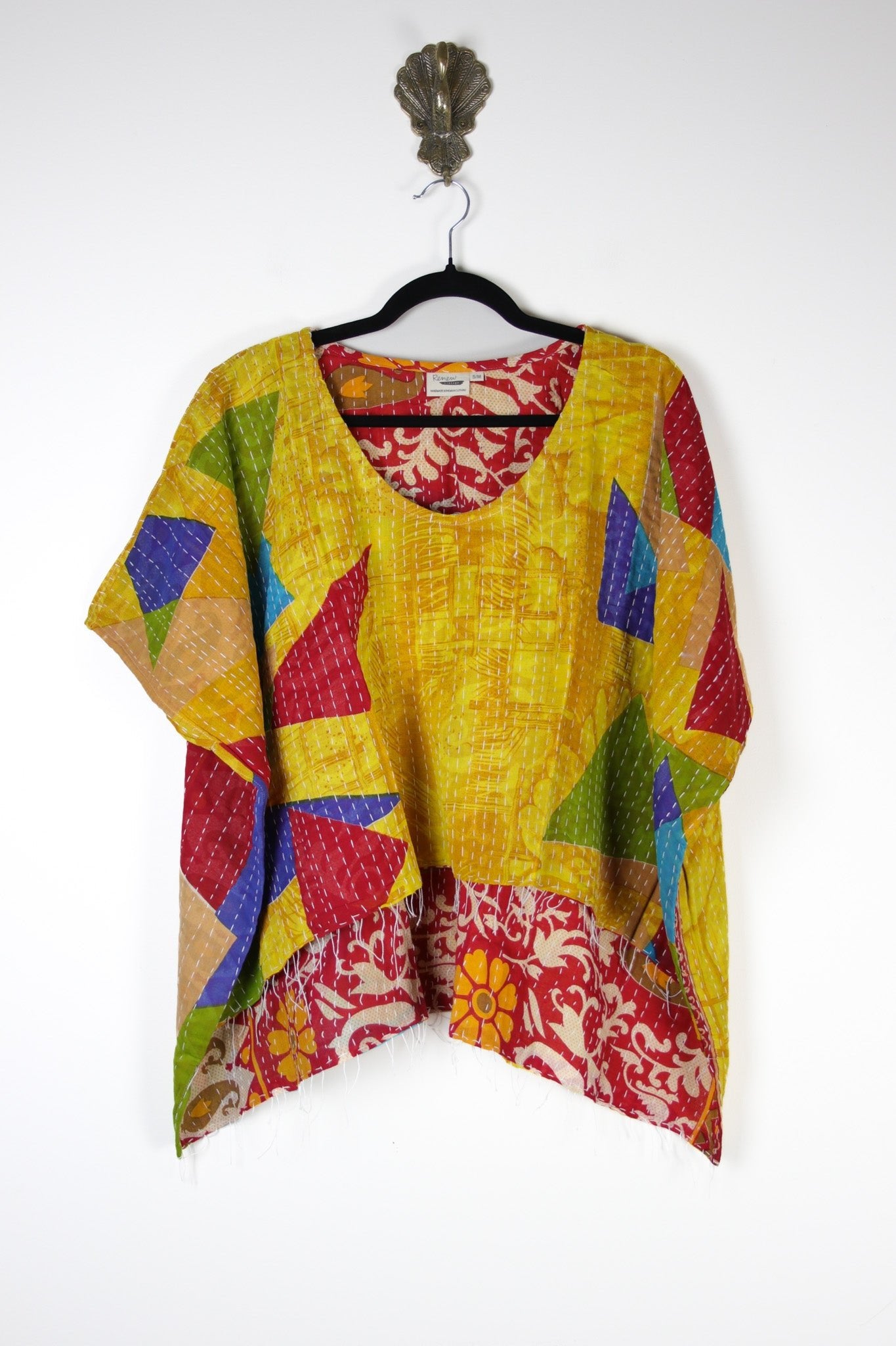 Dreamer Kantha Top S/M (17292) KanthaDreamerS_MRenewVintage172921 Renew Bohemian Pty Ltd