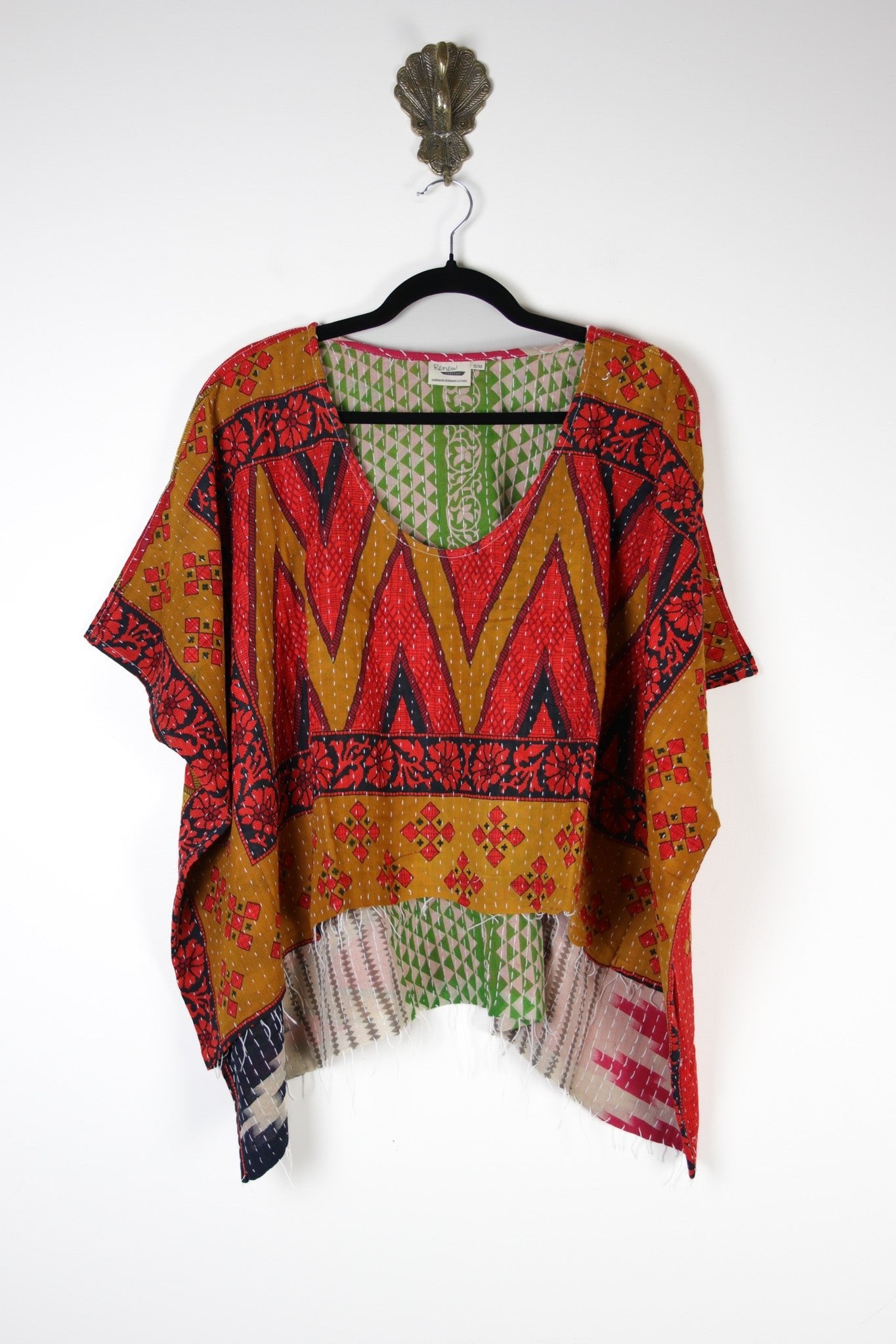 Dreamer Kantha Top S/M (17295) KanthaDreamerS_MRenewVintage172951 Renew Vintage