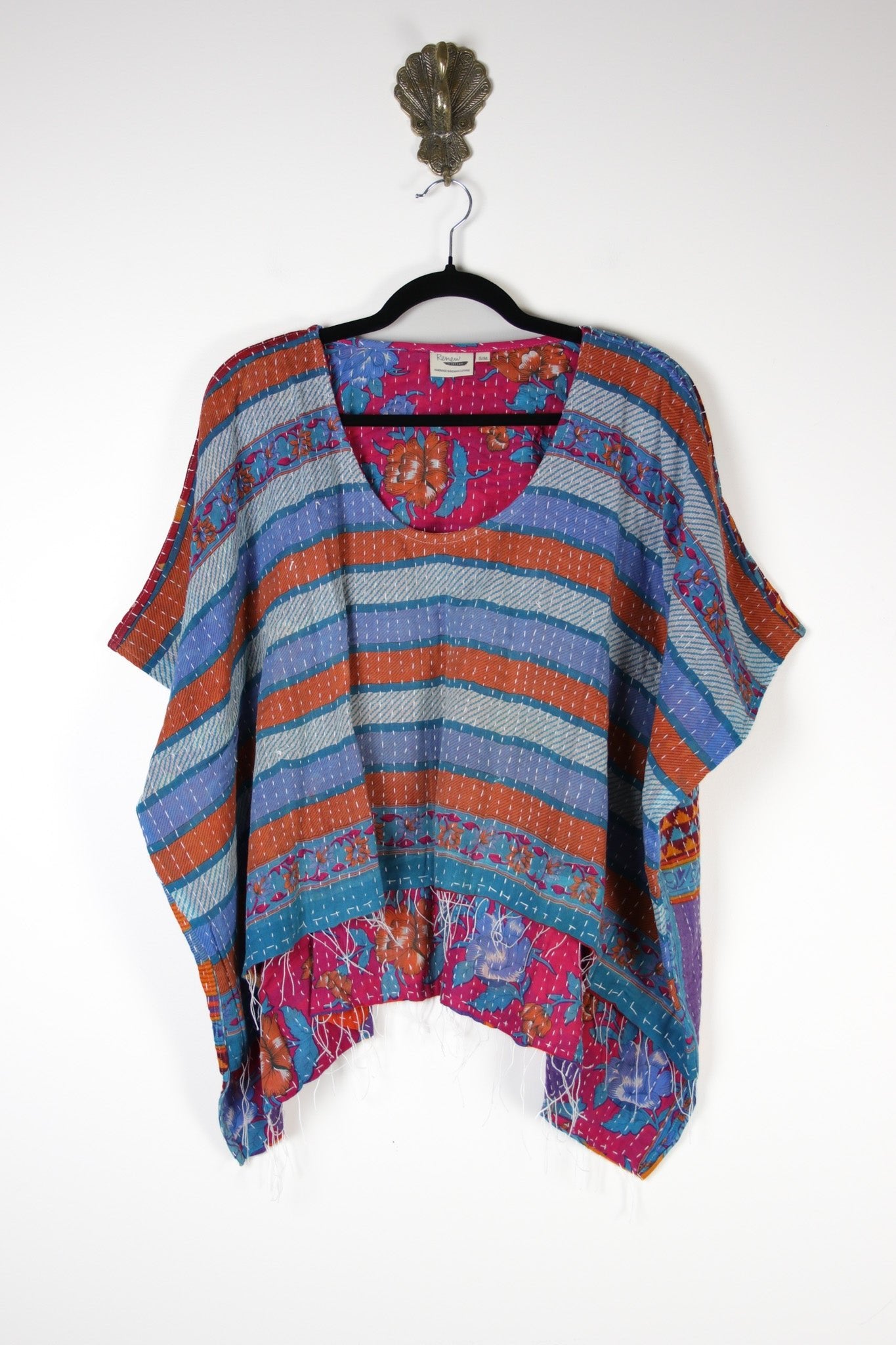 Dreamer Kantha Top S/M (17296) KanthaDreamerS_MRenewVintage172961 Renew Bohemian Pty Ltd
