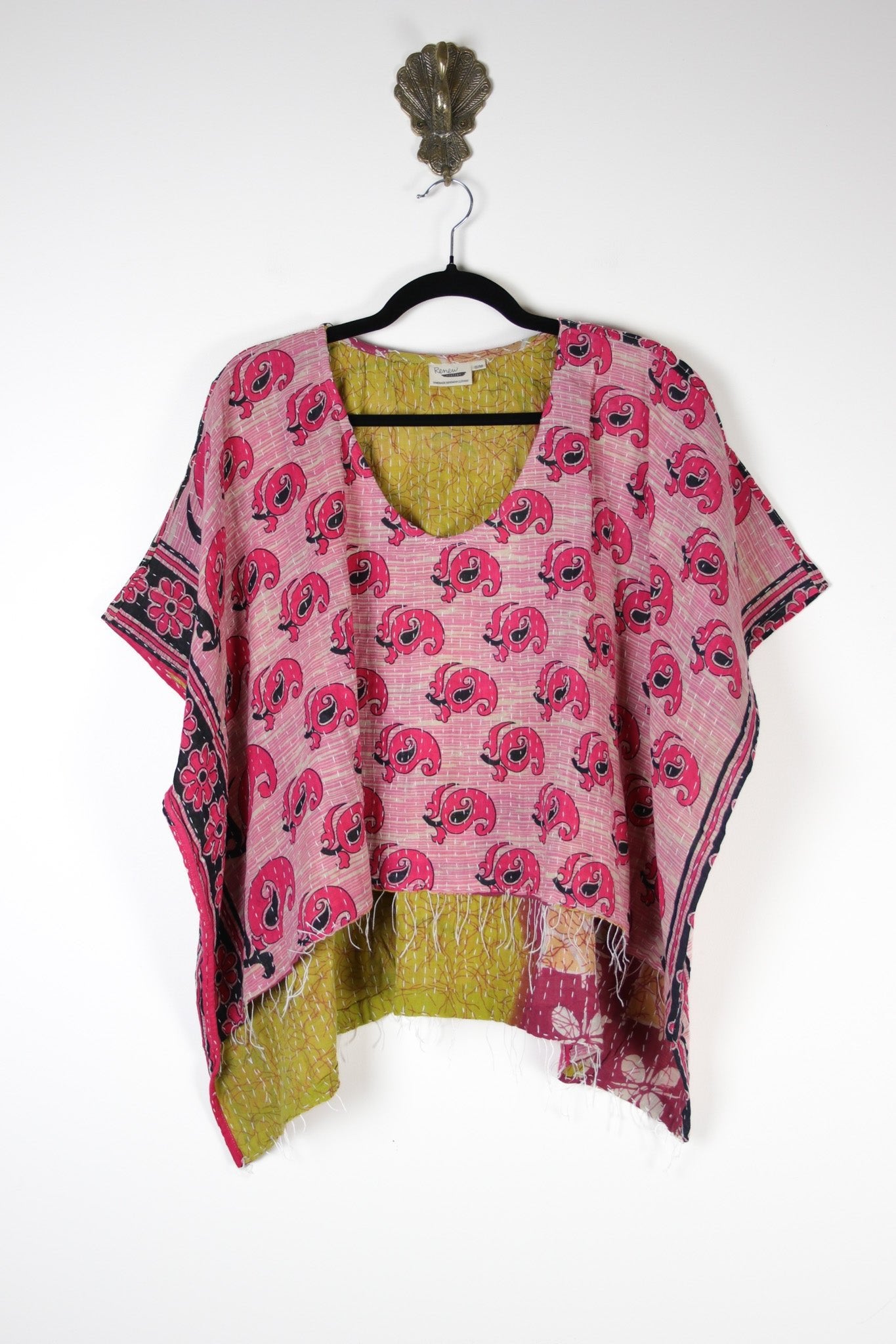 Dreamer Kantha Top S/M (17297) KanthaDreamerS_MRenewVintage172971 Renew Bohemian Pty Ltd