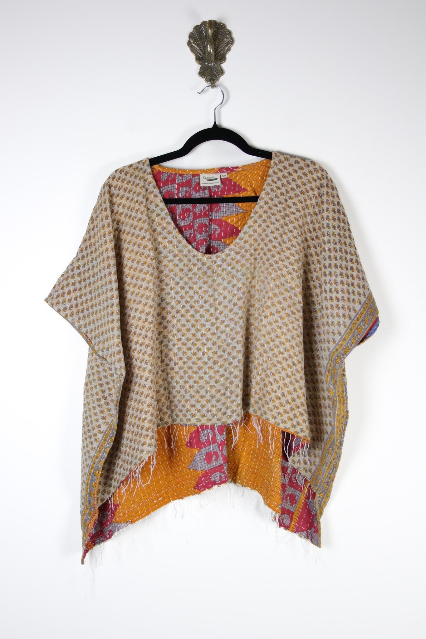 Dreamer Kantha Top S/M (17298) KanthaDreamerS_MRenewVintage172981 Renew Bohemian Pty Ltd
