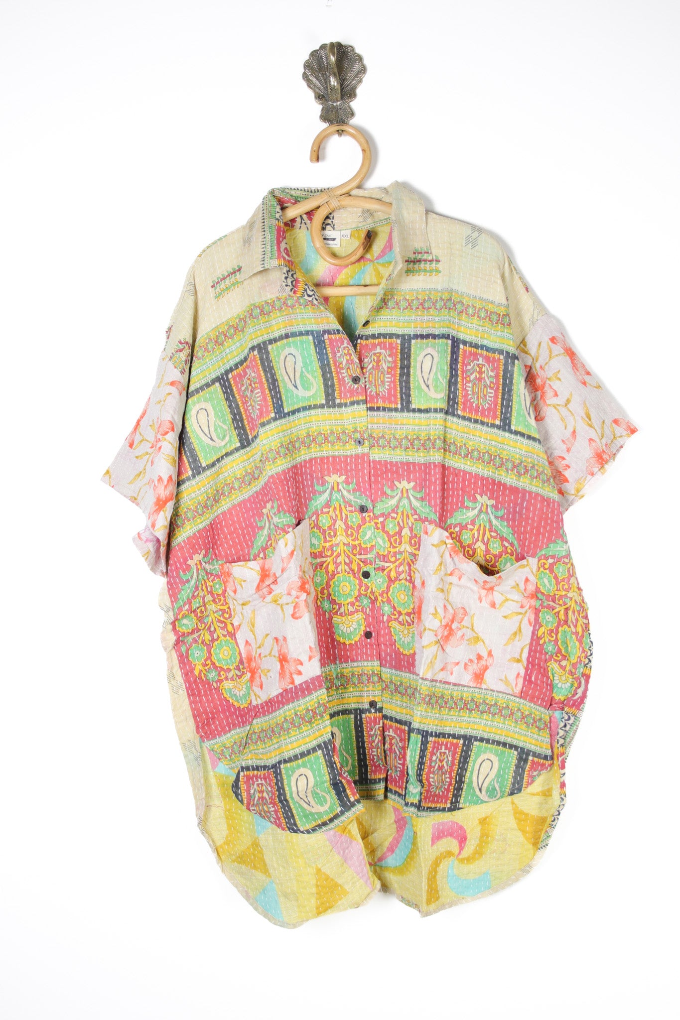 Lila Kantha Shirt 2XL (10590)