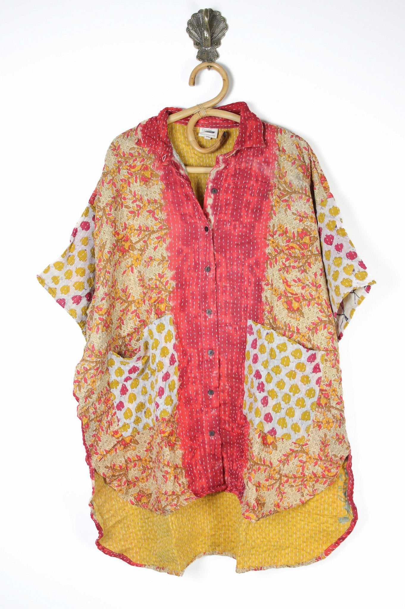 Lila Kantha Shirt 3XL (10581) LilaShirt3XLRenewVintage105811_b15cf409-d263-442f-9b26-081911ffa393 Renew Bohemian Pty Ltd