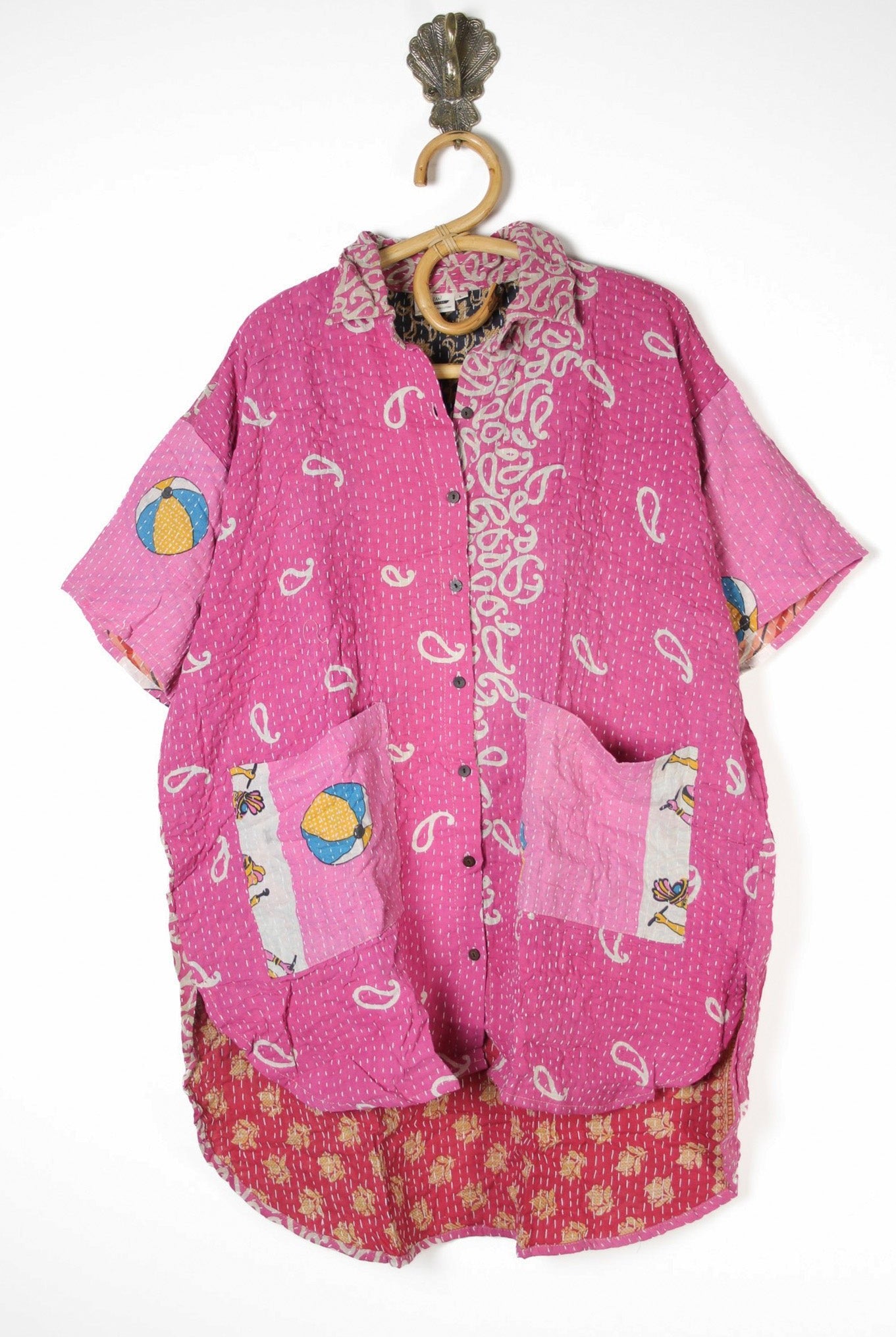 Lila Kantha Shirt L (10635) LilaShirtLRenewVintage106351_70ca8cd6-ce8a-4fb3-94f9-ef5a15c434df Renew Bohemian Pty Ltd