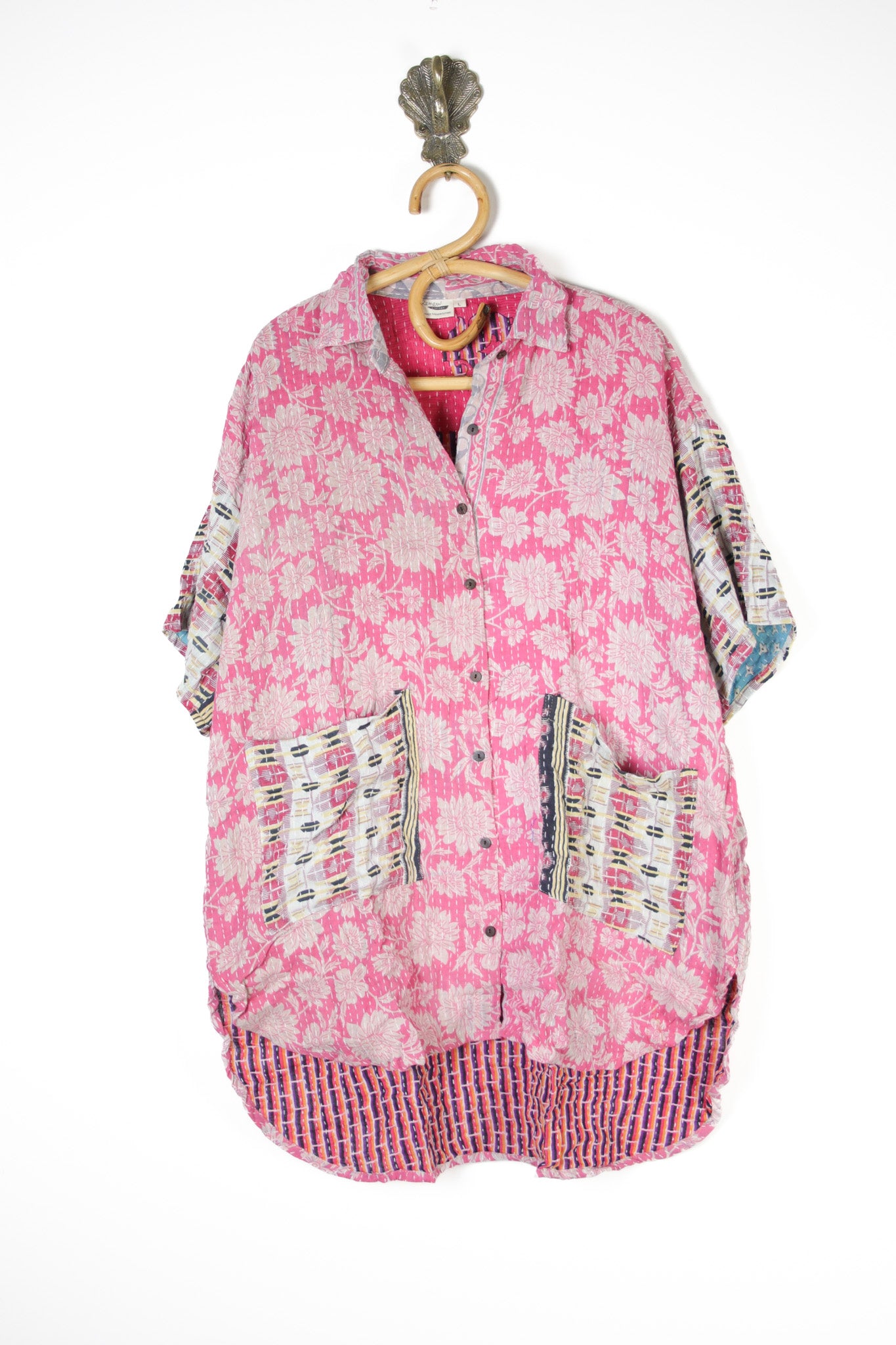 Lila Kantha Shirt L (10641)