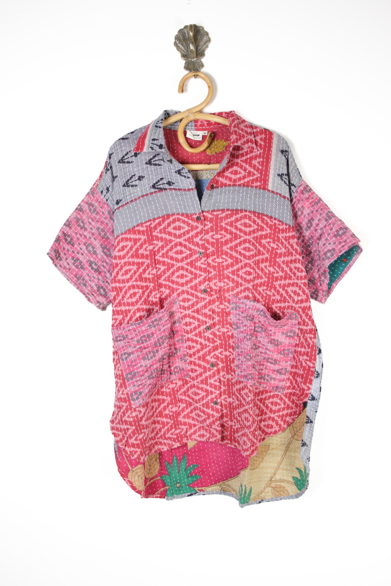Lila Kantha Shirt M (10653)