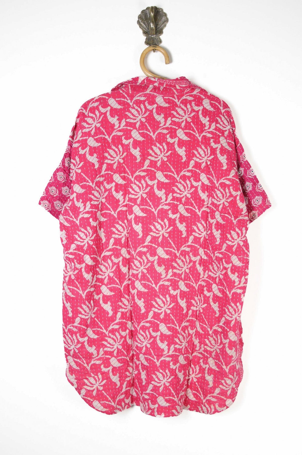 Lila Kantha Shirt S (10662) LilaShirtSRenewVintage106622_bf2e9197-dc97-4336-b7b7-3d662a484b8c Renew Bohemian Pty Ltd