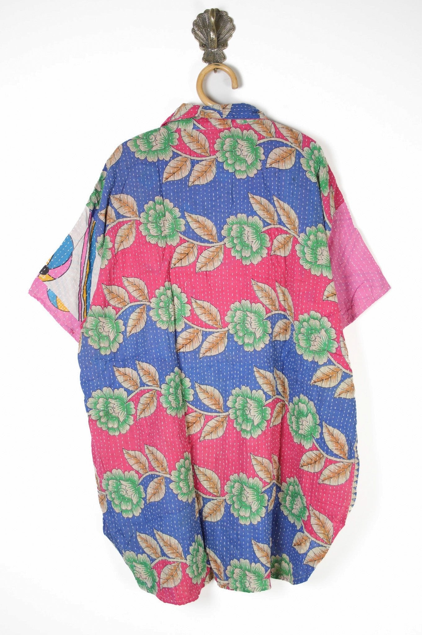 Lila Kantha Shirt XL (10609) LilaShirtXLRenewVintage106092_aa4948c8-2c22-4a02-8e49-b378af116334 Renew Bohemian Pty Ltd