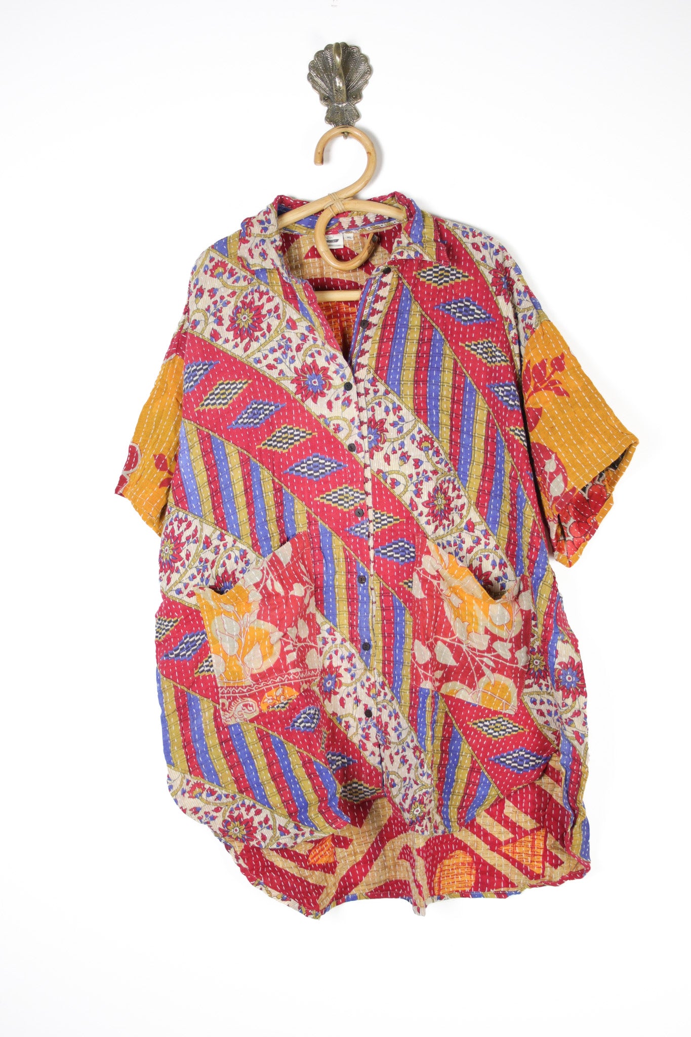 Lila Kantha Shirt XL (10614)