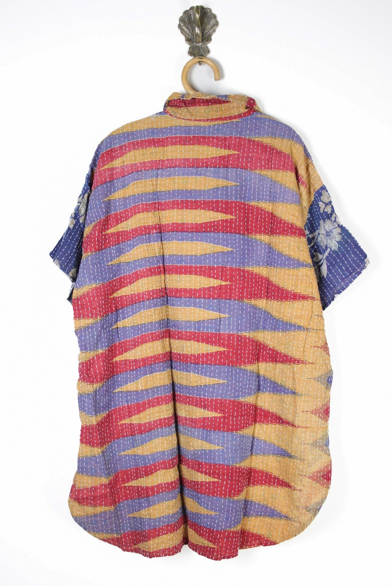 Lila Kantha Shirt XL (10616) LilaShirtXLRenewVintage106162_b989b046-1626-4ccb-b2c3-8755cd3b5d5a Renew Bohemian Pty Ltd