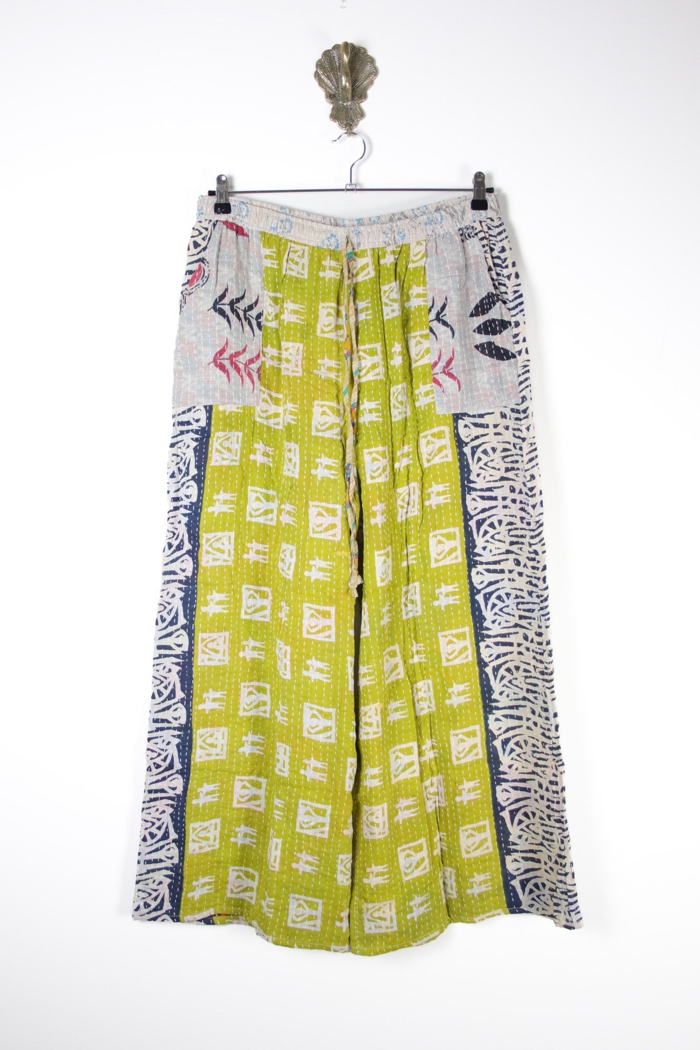 Kantha Lounge Pants 2XL (18163) LoungePants2XLRenewVintage181631 Renew Bohemian Pty Ltd
